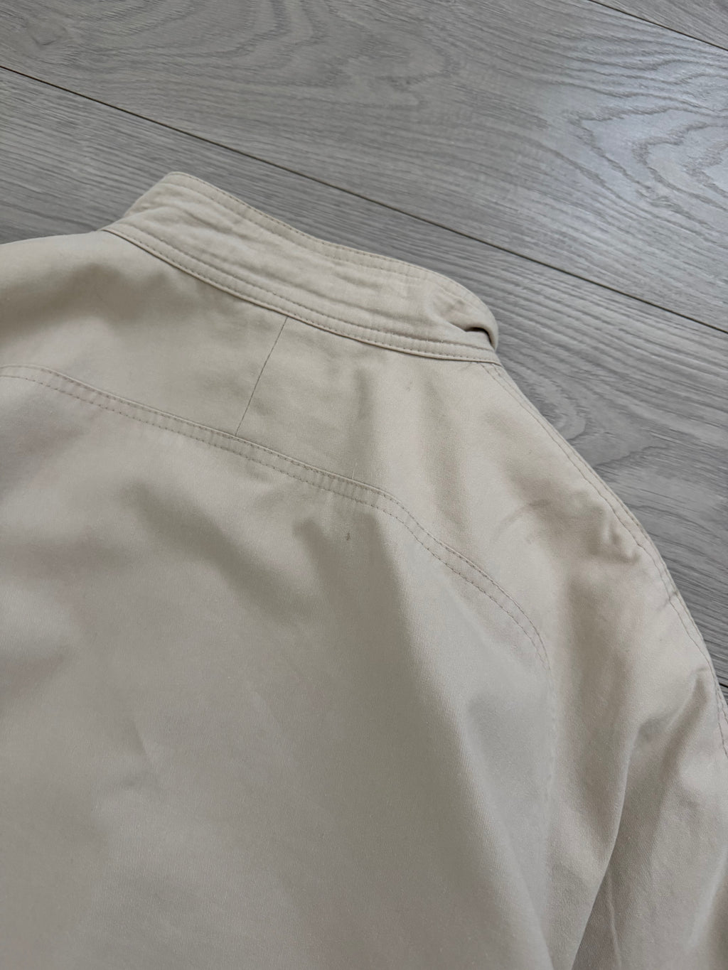 1990s Vintage Pleat Flap Cotton Swing Jacket - Size M