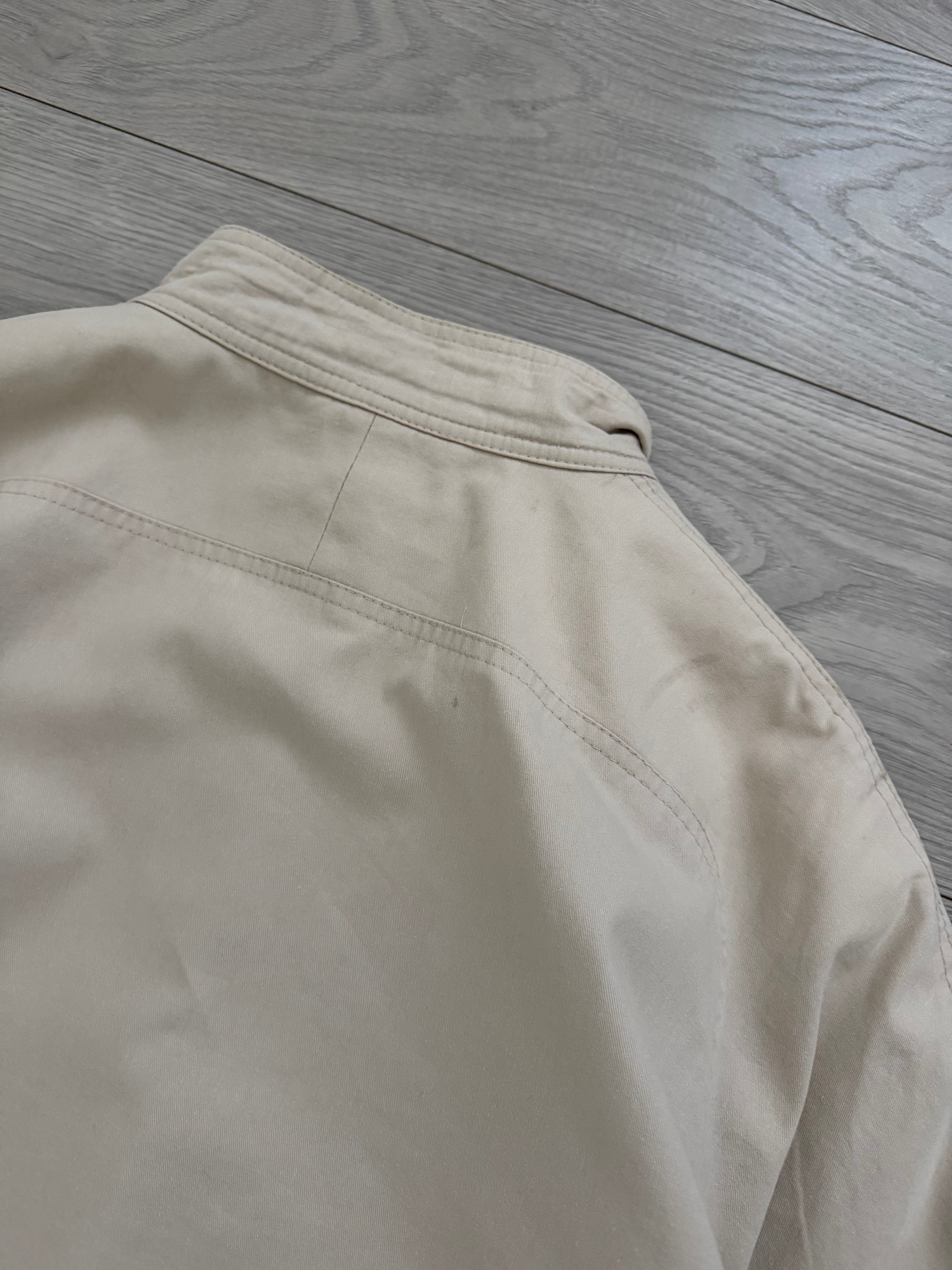 1990s Vintage Pleat Flap Cotton Swing Jacket - Size M