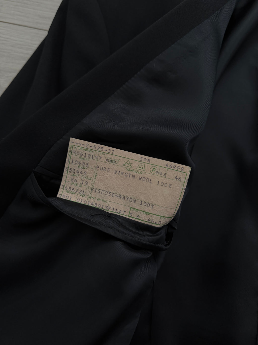 Armani Mani 1980s Tuxedo Peaked Lapel Double Breasted Jacket & Hugo Boss 1980s Pleated Tuxedo Pants - Size XXL Jacket / 38"