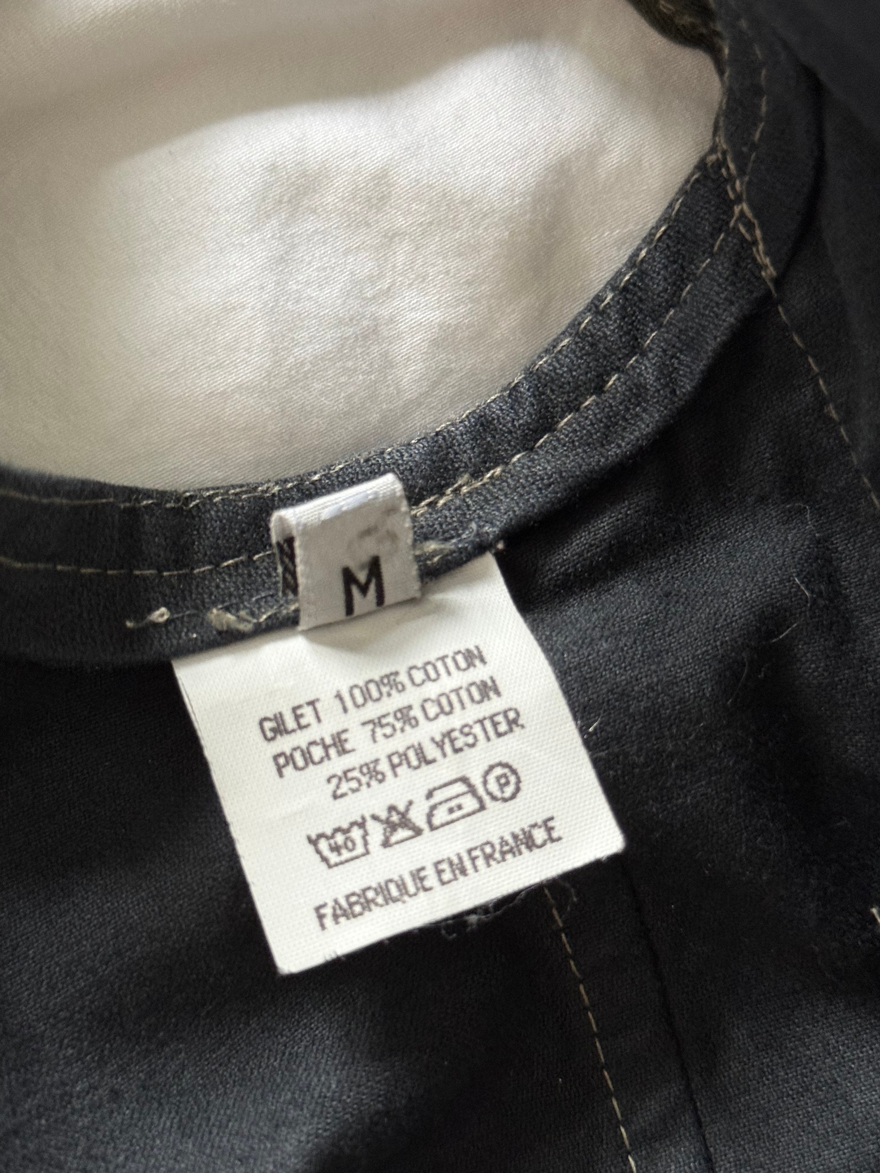 Maison Martin Margiela SS2001 Artisanal Line (0)(10) Reconstructed 3D Cargo Pocket Vest - Size M