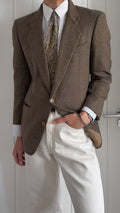 Giorgio Armani 1970s 2B Textured Twill Sport Jacket Blazer  - Size XS