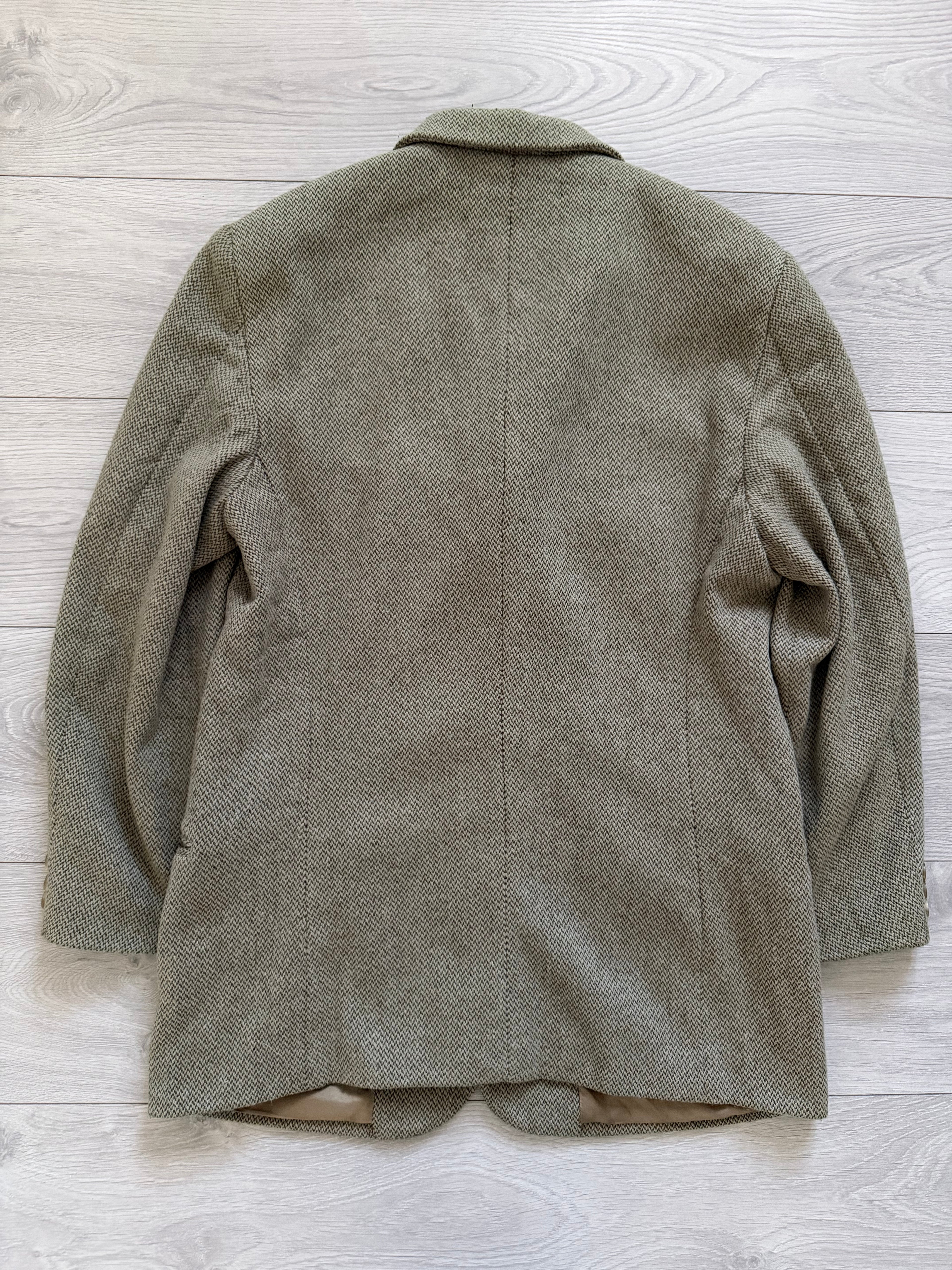 Emporio Armani 1990s 3B Wool Sport Jacket Blazer Taupe Green  - Size M