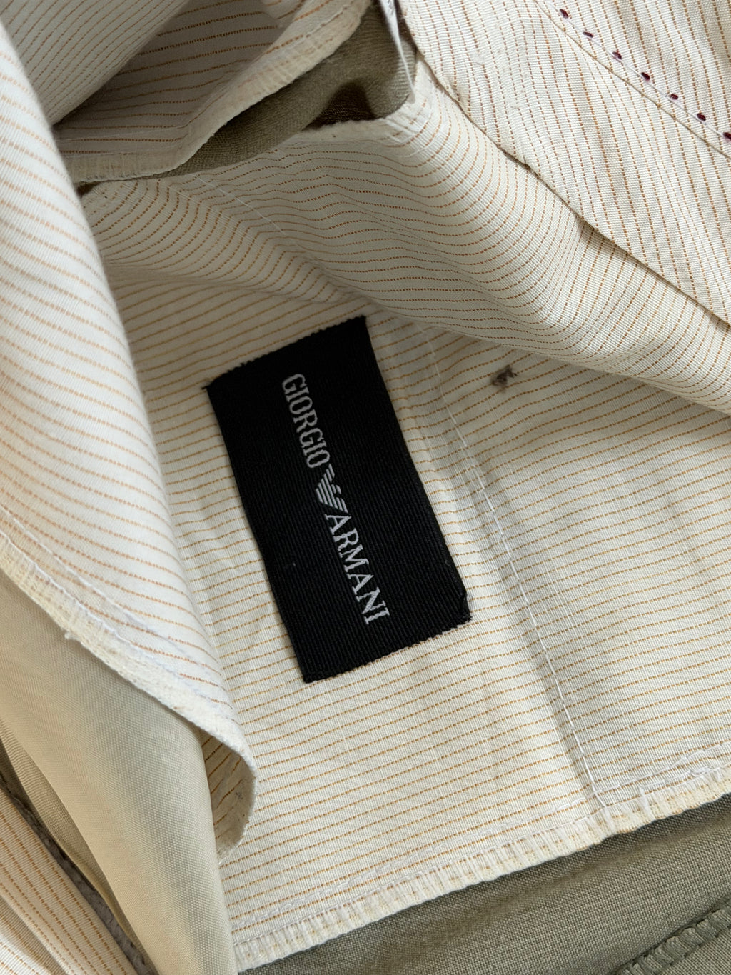 Giorgio Armani Black Label 1990s Pleated Wool Pants - Size 38" Waist