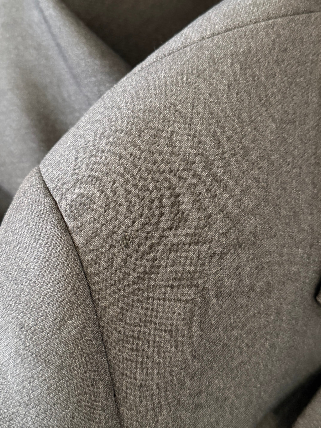 Giorgio Armani 1980s 3B Wool Sport Jacket Blazer Charcoal Grey - Size L
