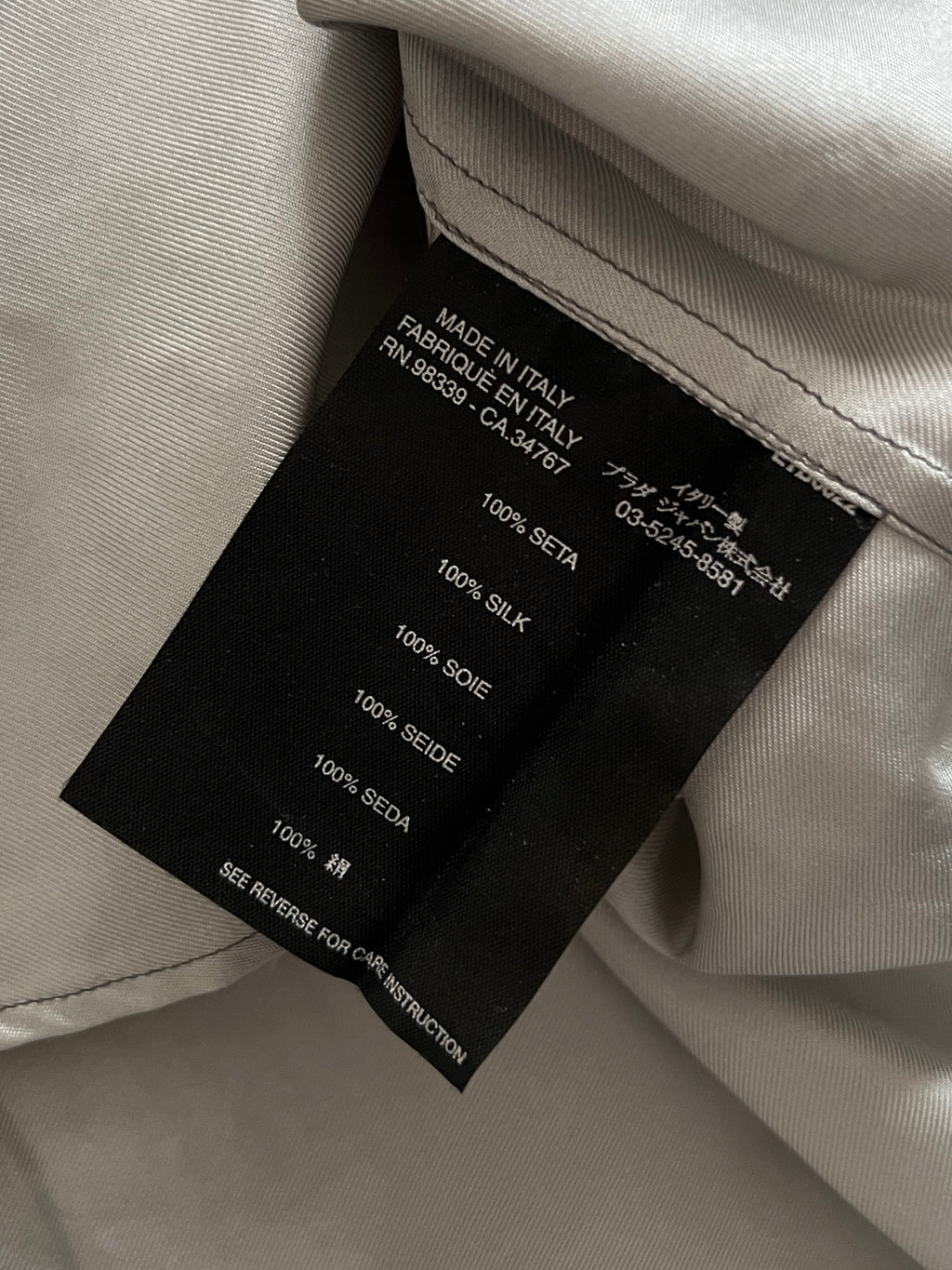 Prada FW2007 Gradient Silk Shirt - Size M