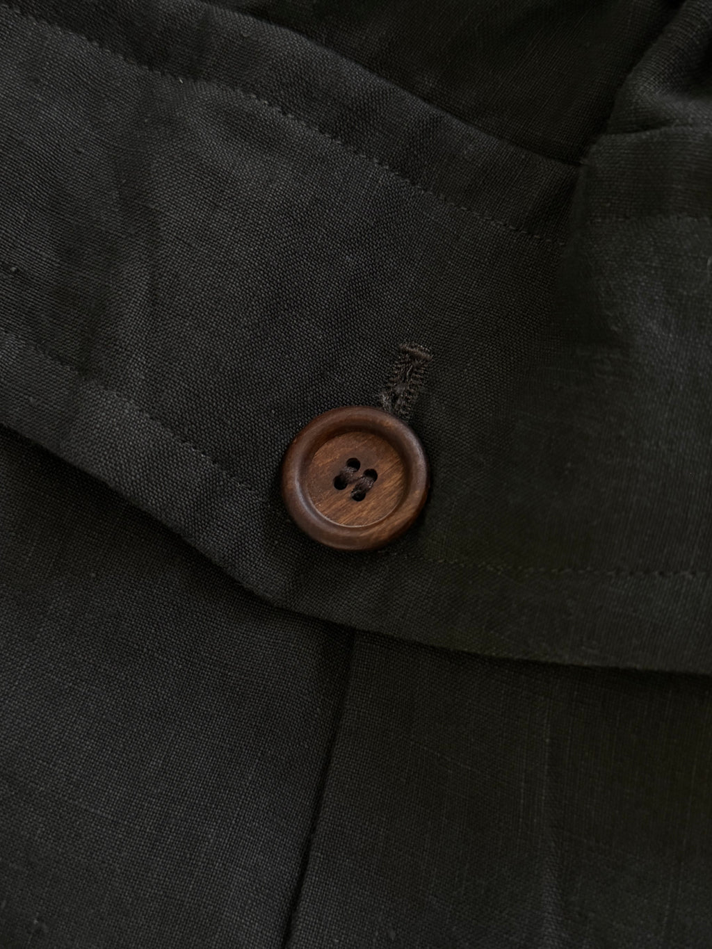 Hugo Boss 1980s 'Daktari' Linen Safari Field Jacket - Size XL