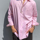 Comme Des Garcons Homme AD2001 Pink Relaxed Shirt - Size M