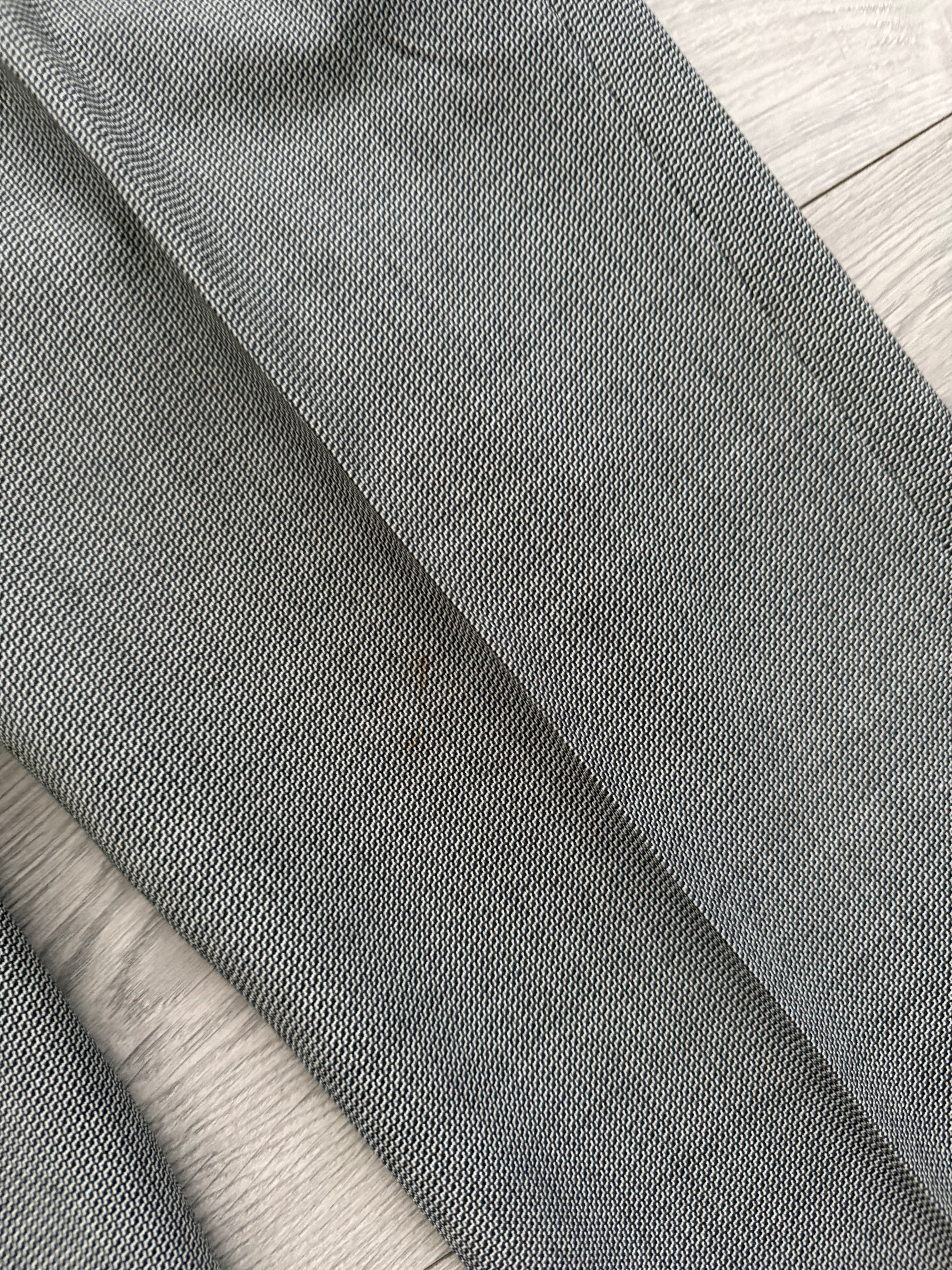 Yves Saint Laurent 1990s 2B Textured Wool Grey Suit - Size L Jacket / 34" Waist