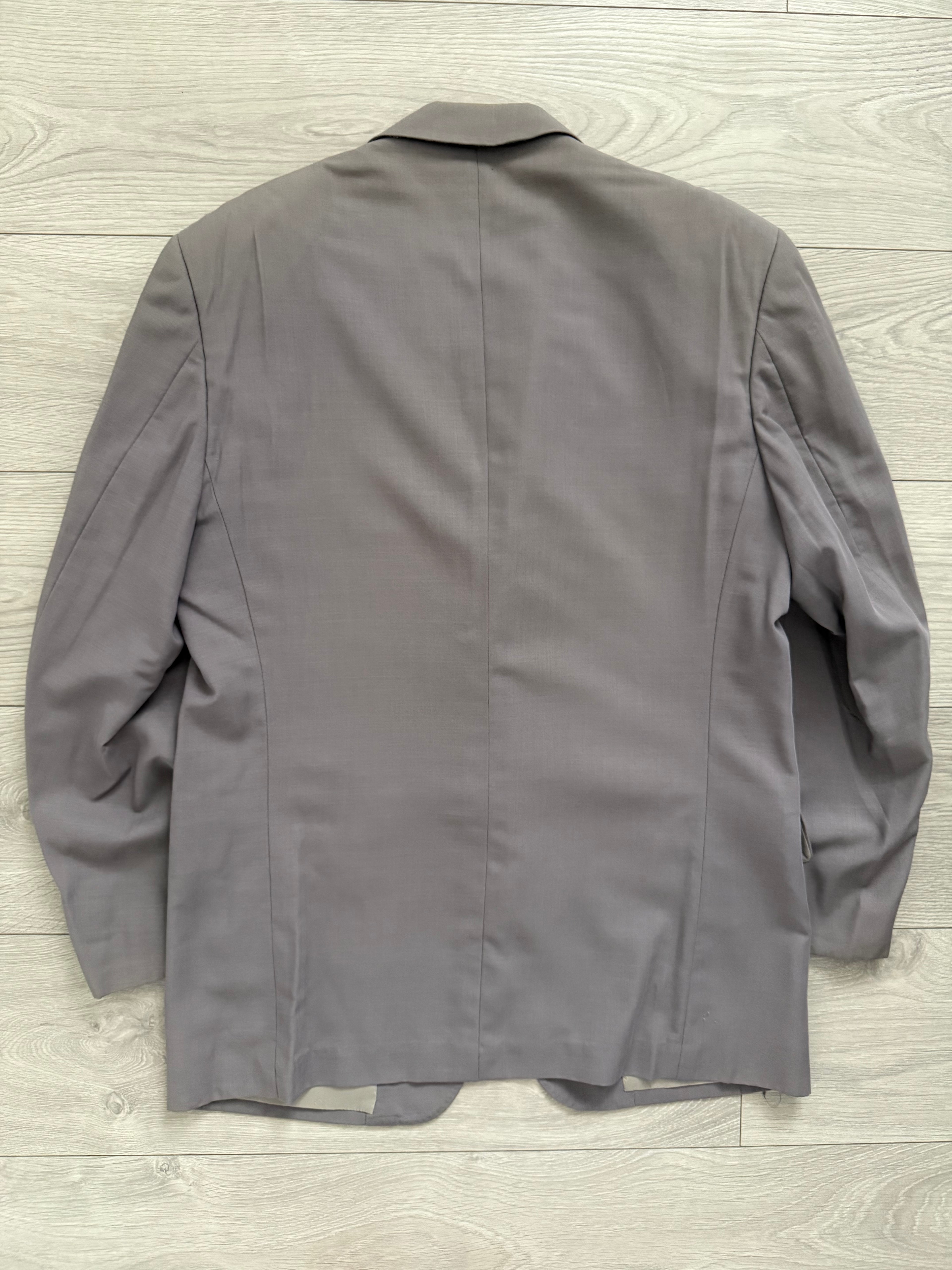 Christian Dior 1980s 2B Pleated Wool Suit - Size L Jacket / 32" Waist