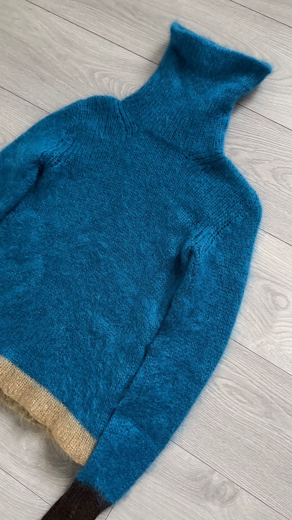 Prada FW2007 Mohair Turtleneck Knit Sweater - Size XS Mens