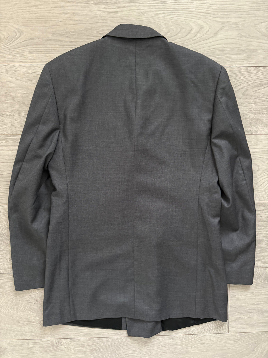 Gianfranco Ferre 1980s Peaked Lapel Double Breasted Pleated Wool Suit - Size S Jacket / 31" Waist