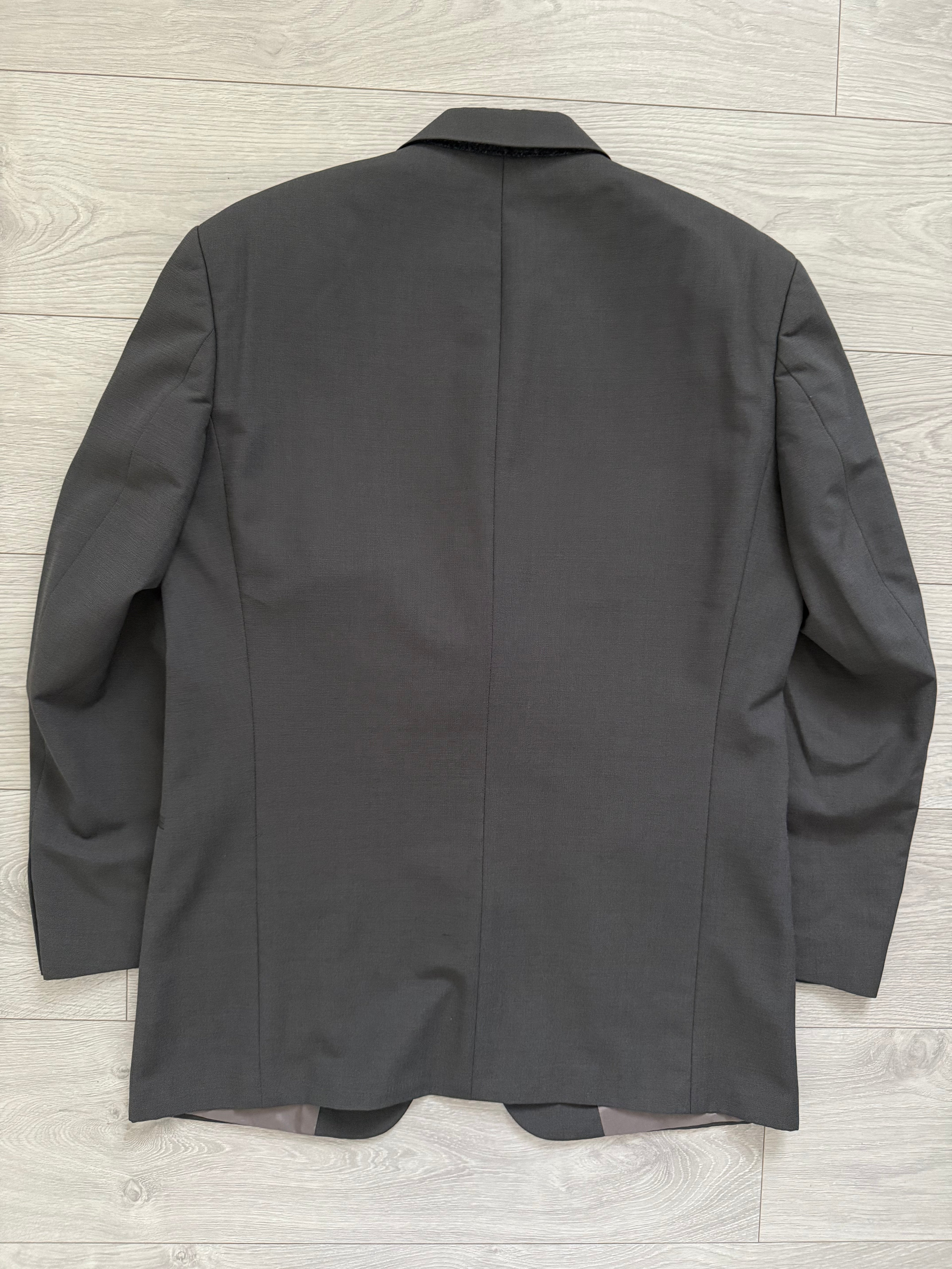 Hugo Boss 1990s 4B Pleated Wool Suit Grey - Size L Jacket / 33" Waist