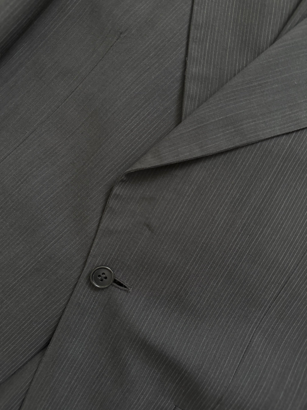 Basile 1980s 1B Asymmetrical Pleated Wool Grey Suit - Size S Jacket / 30" Waist