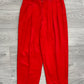 Comme Des Garcons Homme AW1993 Pleated Red Trousers - Size 32