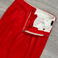 Comme Des Garcons Homme AW1993 Pleated Red Trousers - Size 32