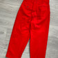 Comme Des Garcons Homme AW1993 Pleated Red Trousers - Size 32