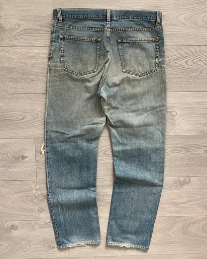 Helmut Lang 1998 Knee Blowout Vintage Denim Jeans - Size 34