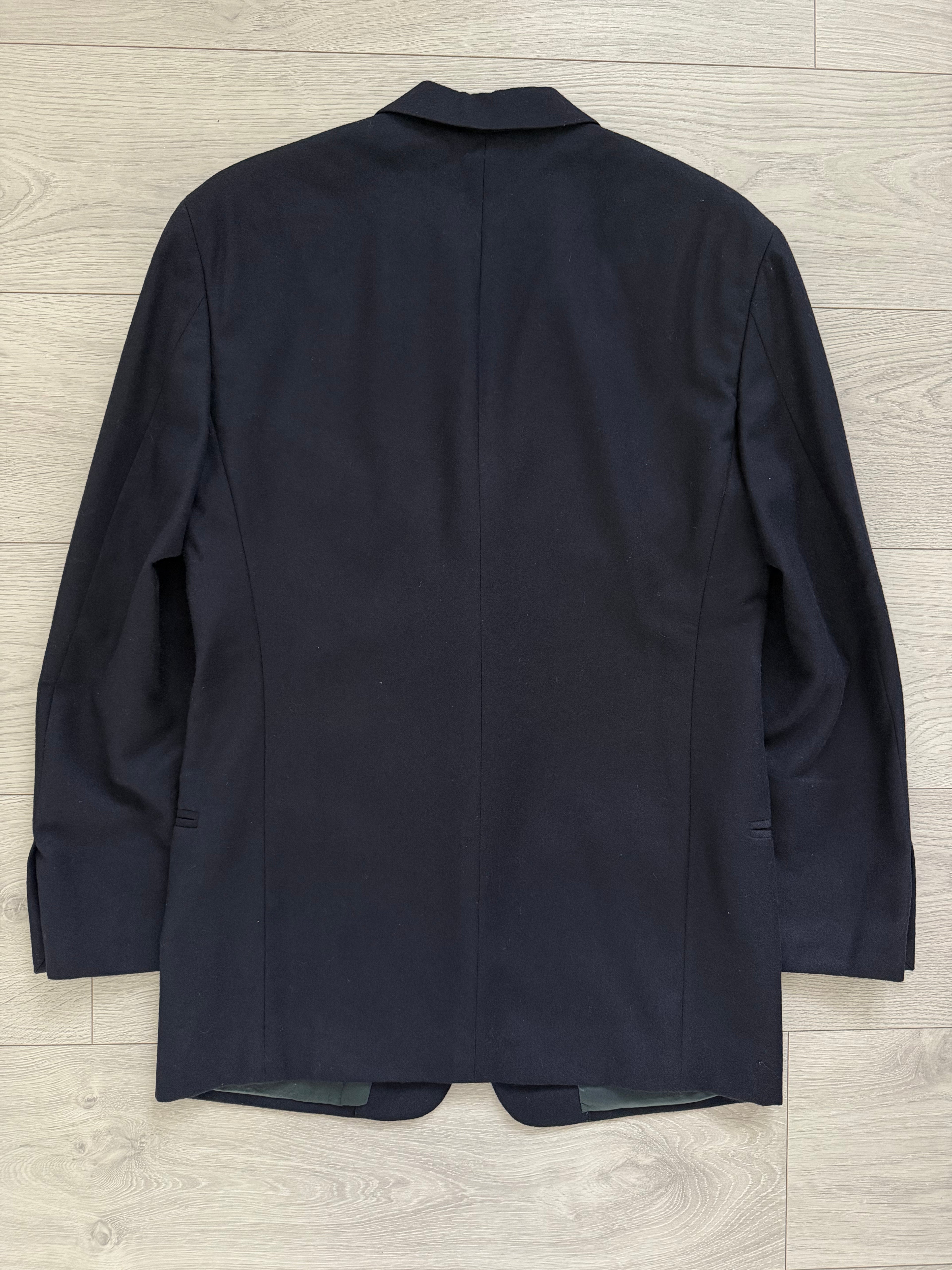 Emporio Armani 1992 2B Double Pleated Wool Suit Navy - Size XS Jacket / 28" Waist