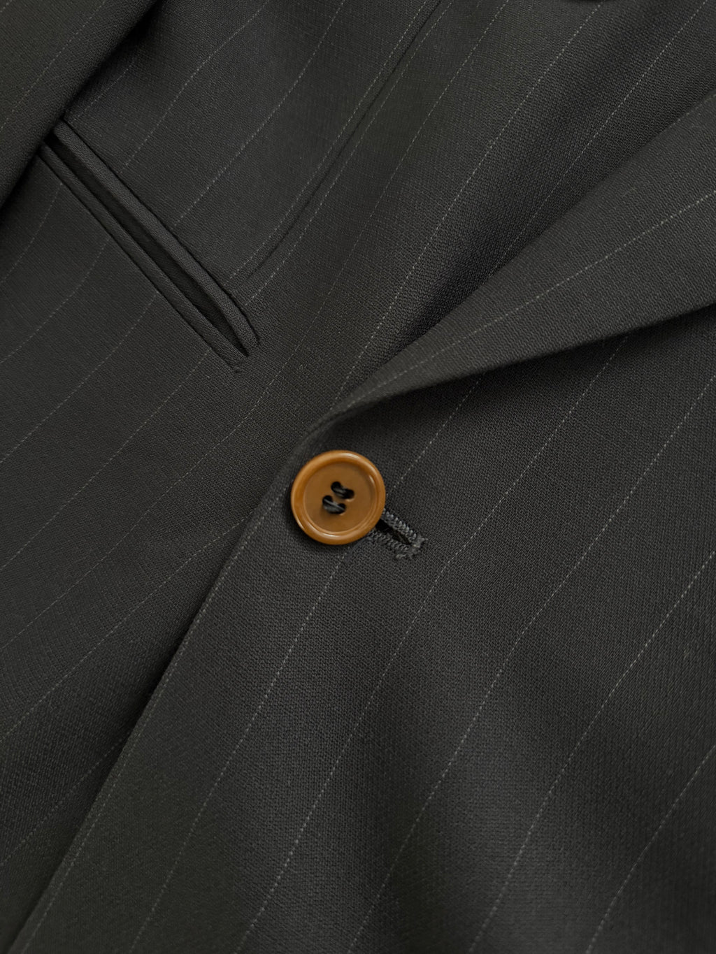 Emporio Armani 1990s Peaked Lapel Double Breasted Wool Sport Jacket Blazer Navy - Size M