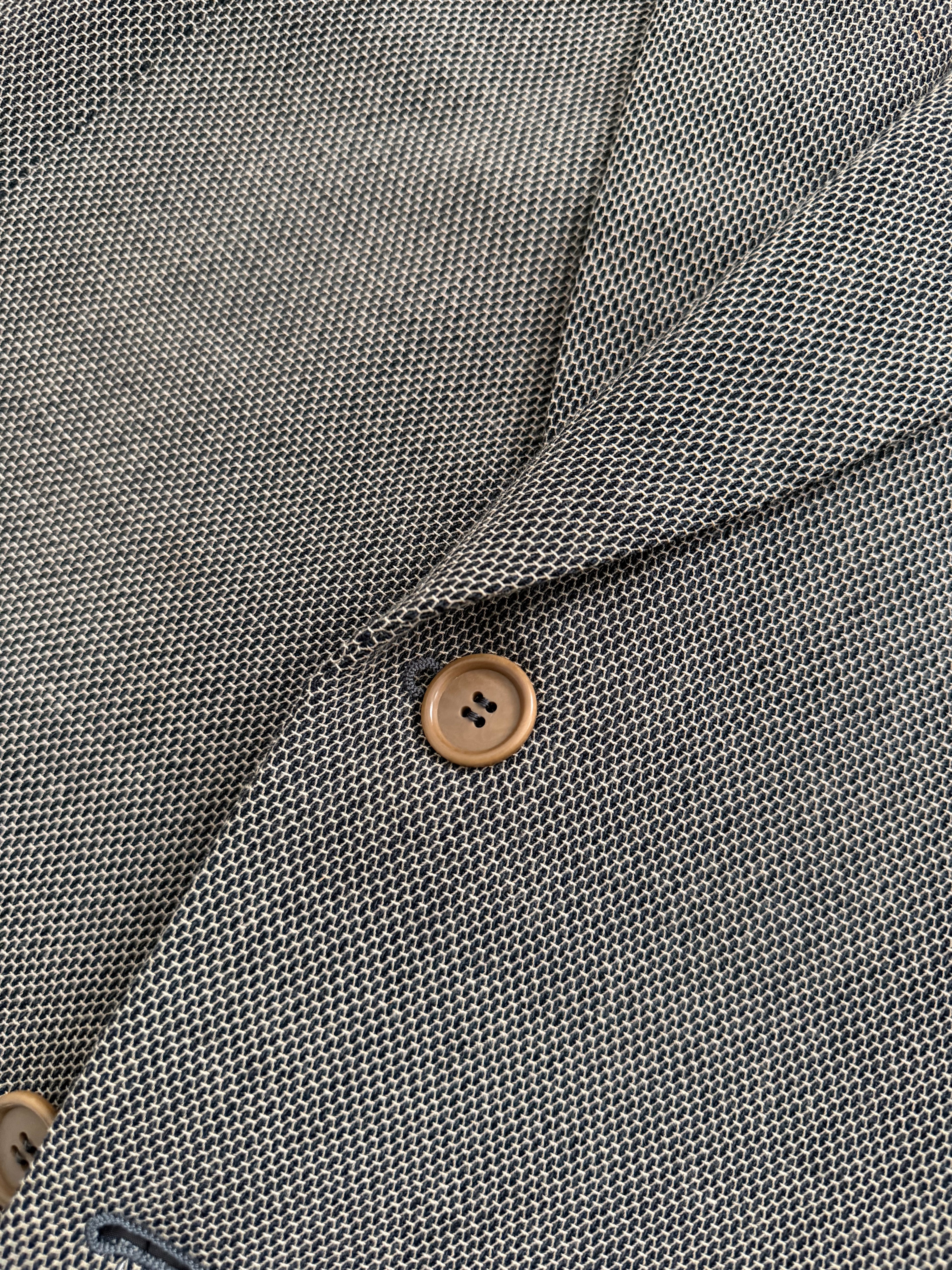 Giorgio Armani 1990s 2B Textured Cotton Wool Sport Jacket Blazer - Size XL