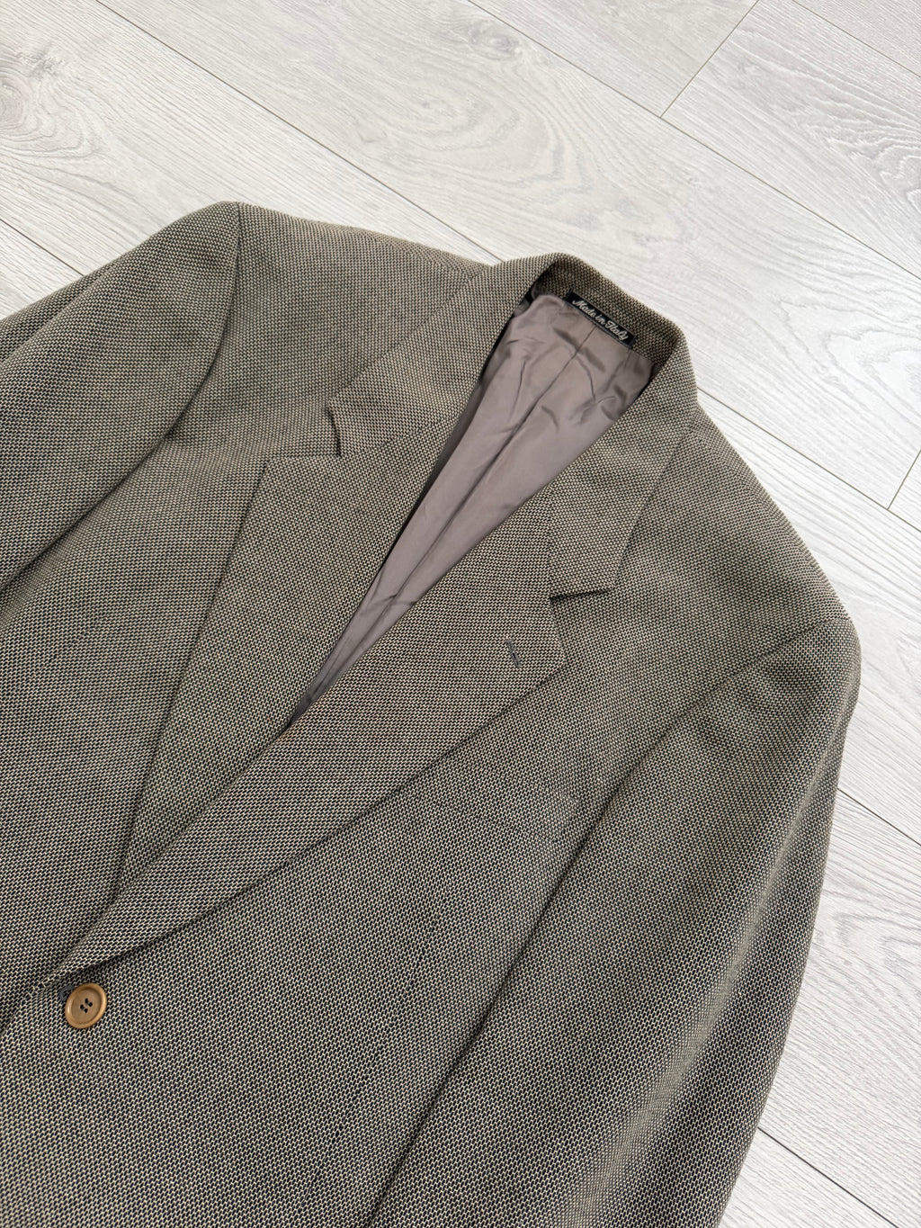 Giorgio Armani 1990s 2B Textured Cotton Wool Sport Jacket Blazer - Size XL