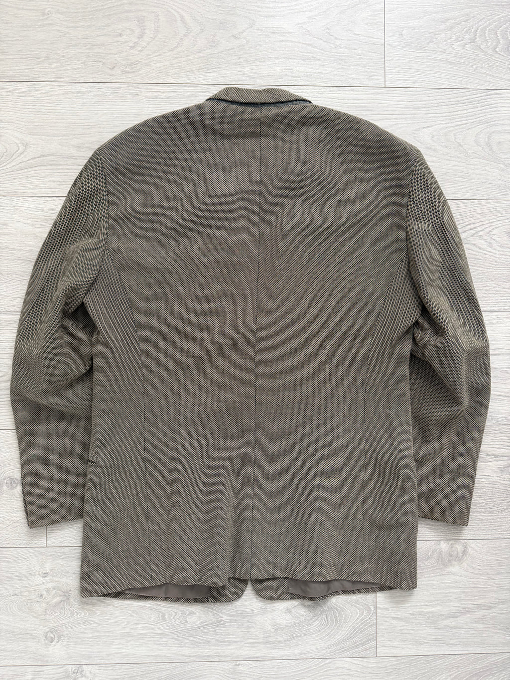 Giorgio Armani 1990s 2B Textured Cotton Wool Sport Jacket Blazer - Size XL
