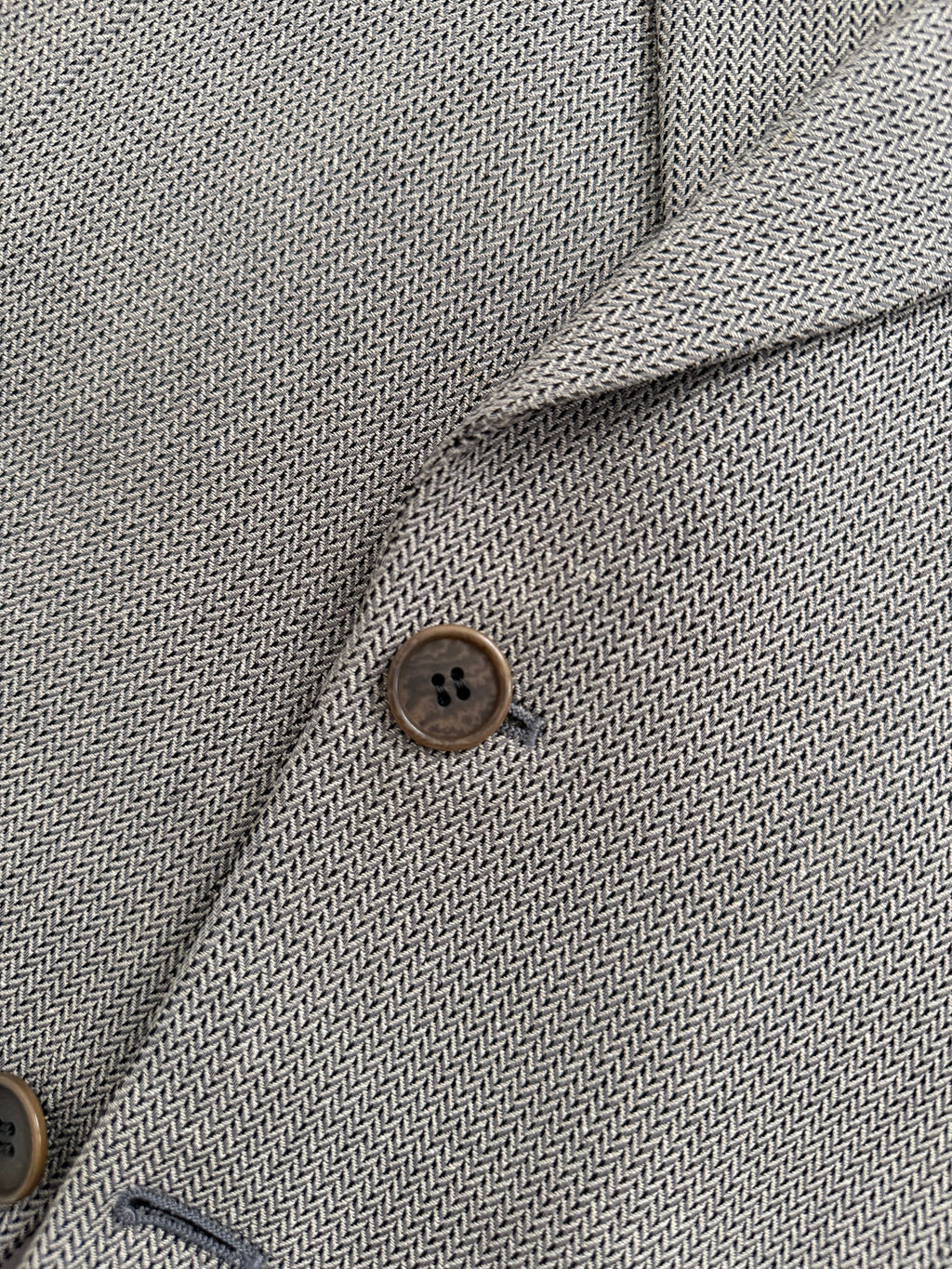 Giorgio Armani 1990s 2B Textured Wool Silk Sport Jacket Blazer - Size M