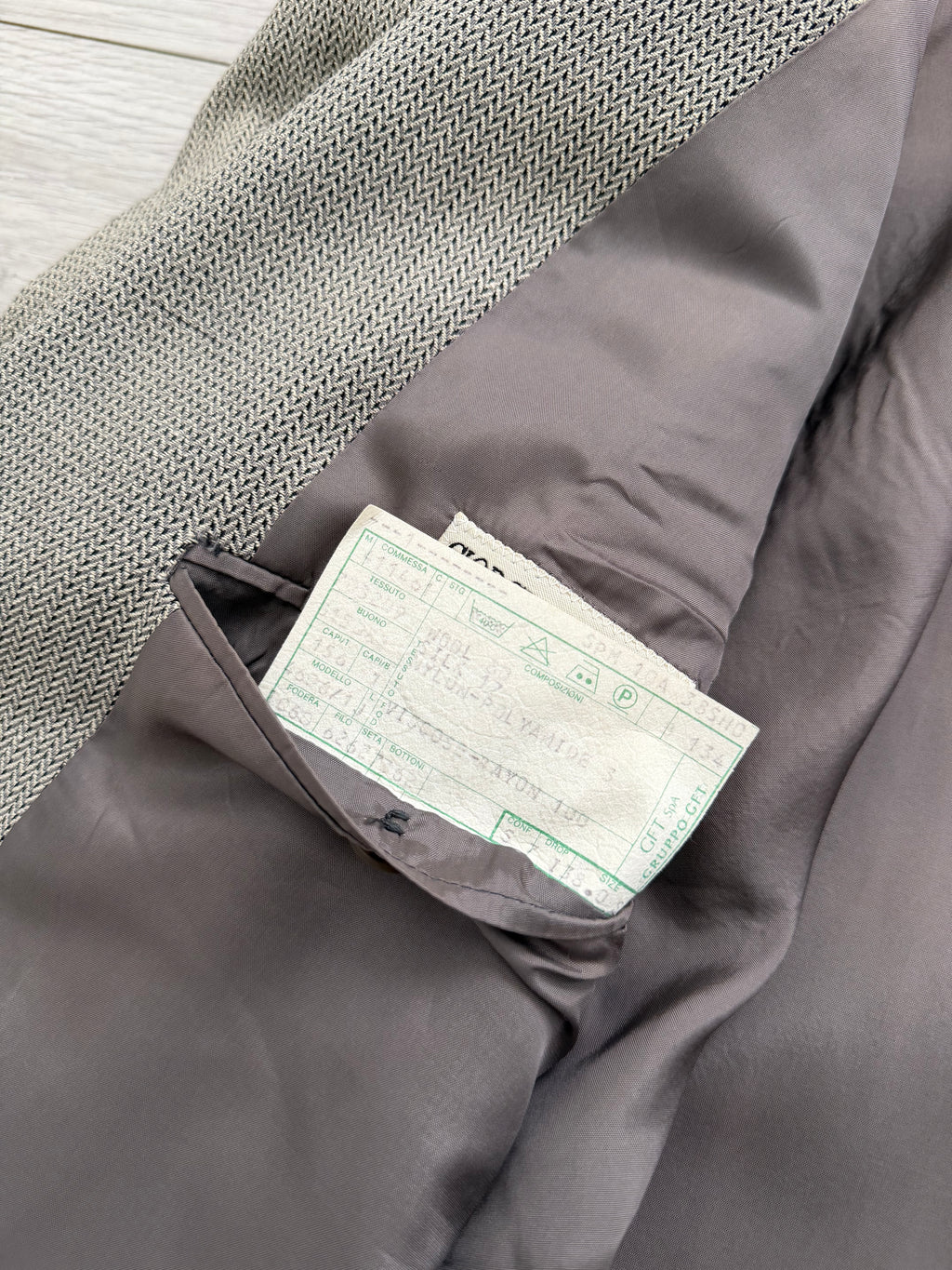 Giorgio Armani 1990s 2B Textured Wool Silk Sport Jacket Blazer - Size M