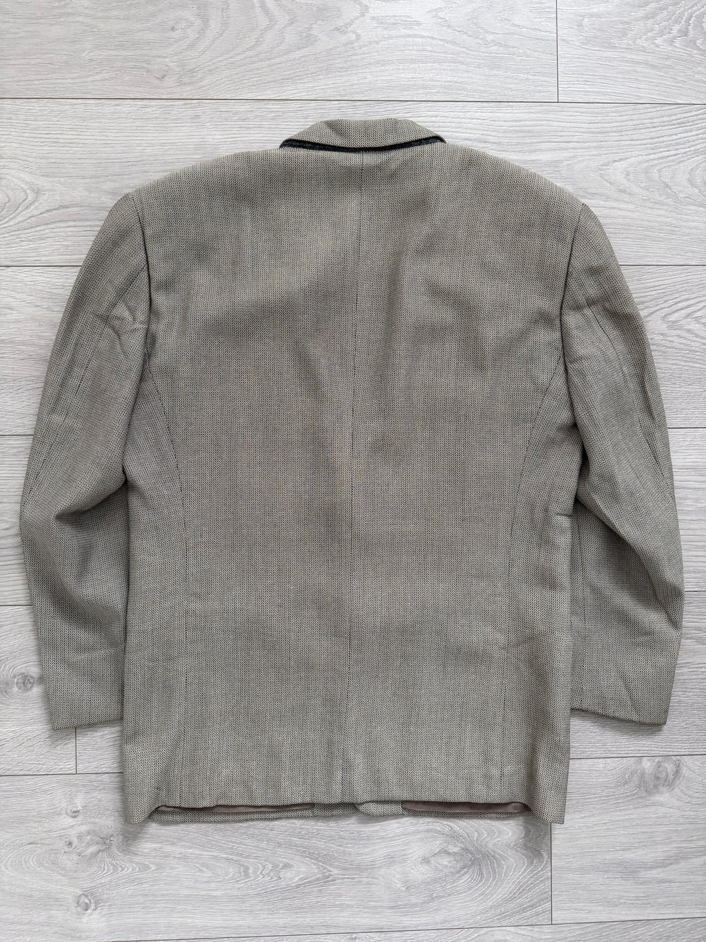 Giorgio Armani 1990s 2B Textured Wool Silk Sport Jacket Blazer - Size M