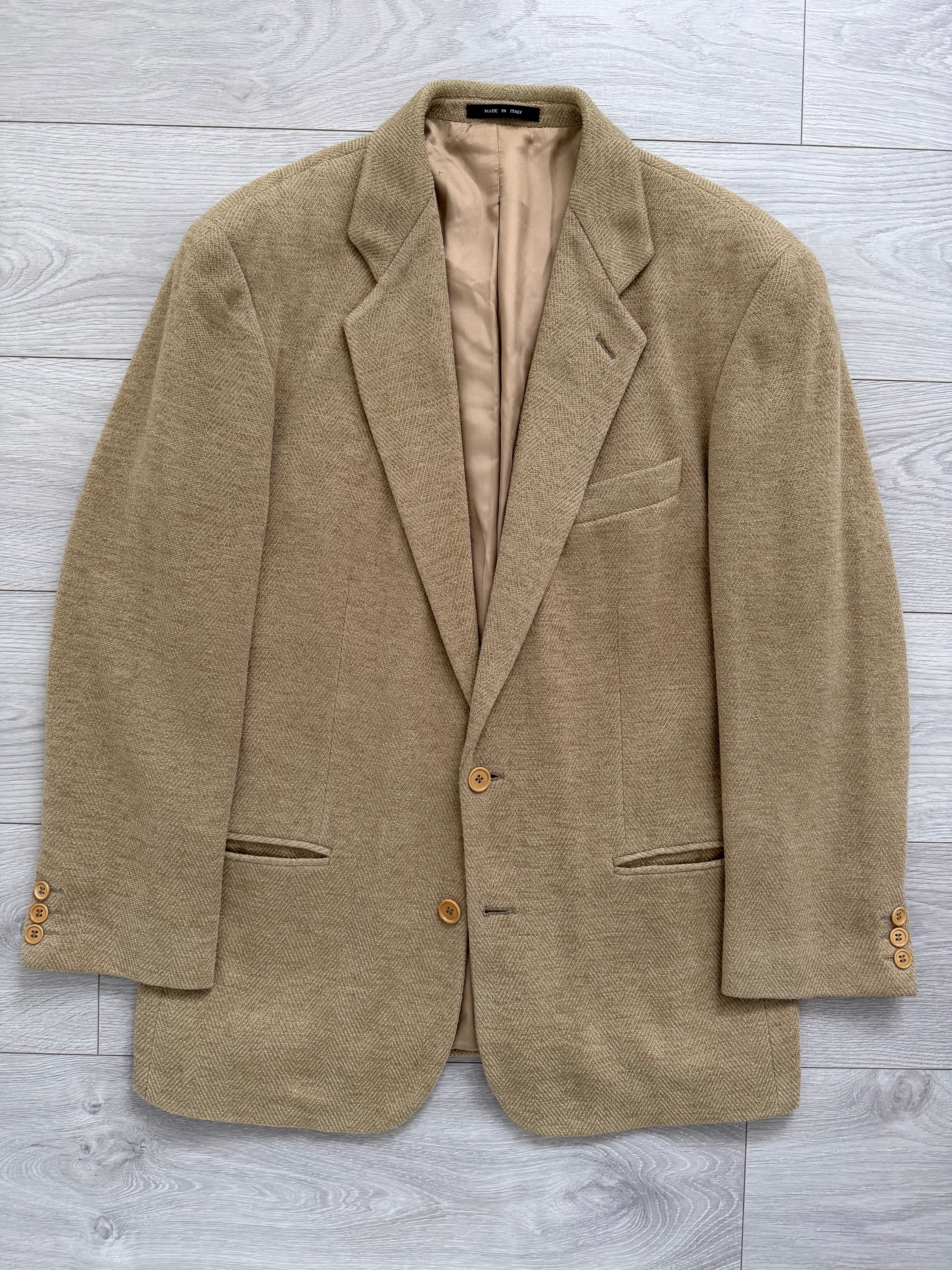 Emporio Armani 1994 2B Soft Wool Blend Sport Jacket Blazer - Size L