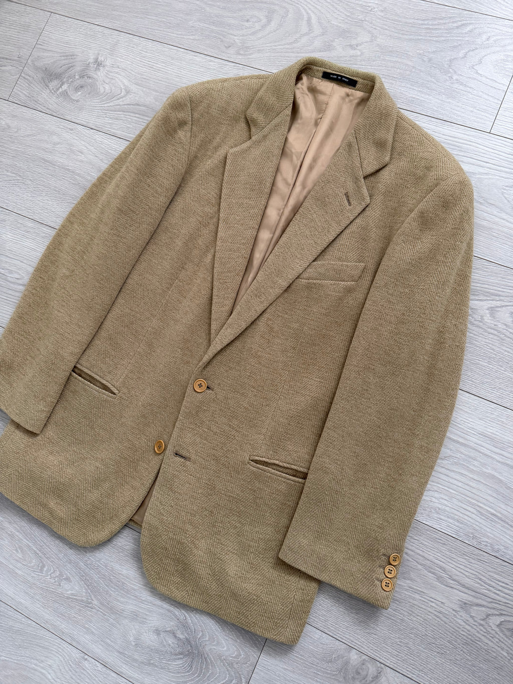 Emporio Armani 1994 2B Soft Wool Blend Sport Jacket Blazer - Size L