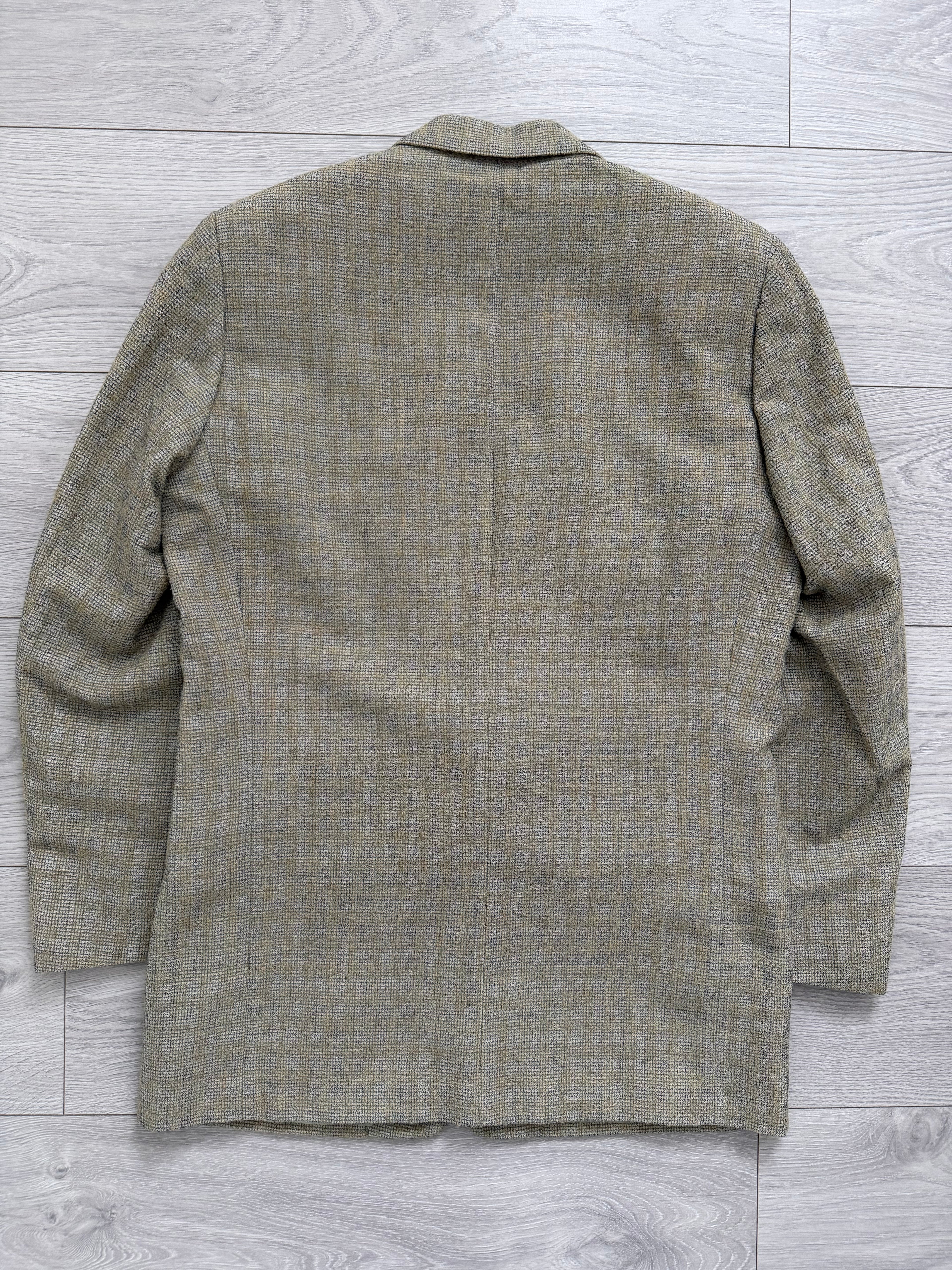 Giorgio Armani 1980s 2B Wool Linen Textured Sport Jacket Blazer - Size S