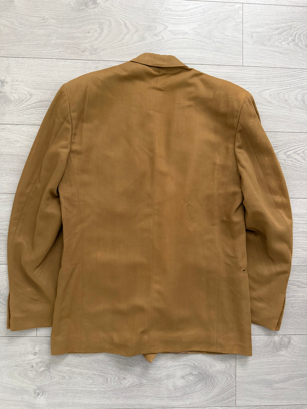 Valentino 1990s Peaked Lapel Double Breasted Viscose Wool Sport Jacket Blazer - Size L