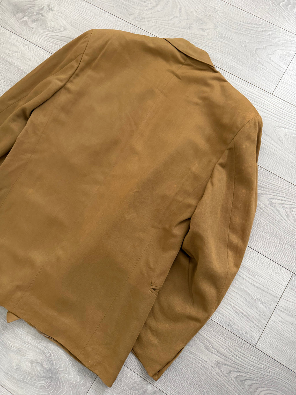 Valentino 1990s Peaked Lapel Double Breasted Viscose Wool Sport Jacket Blazer - Size L