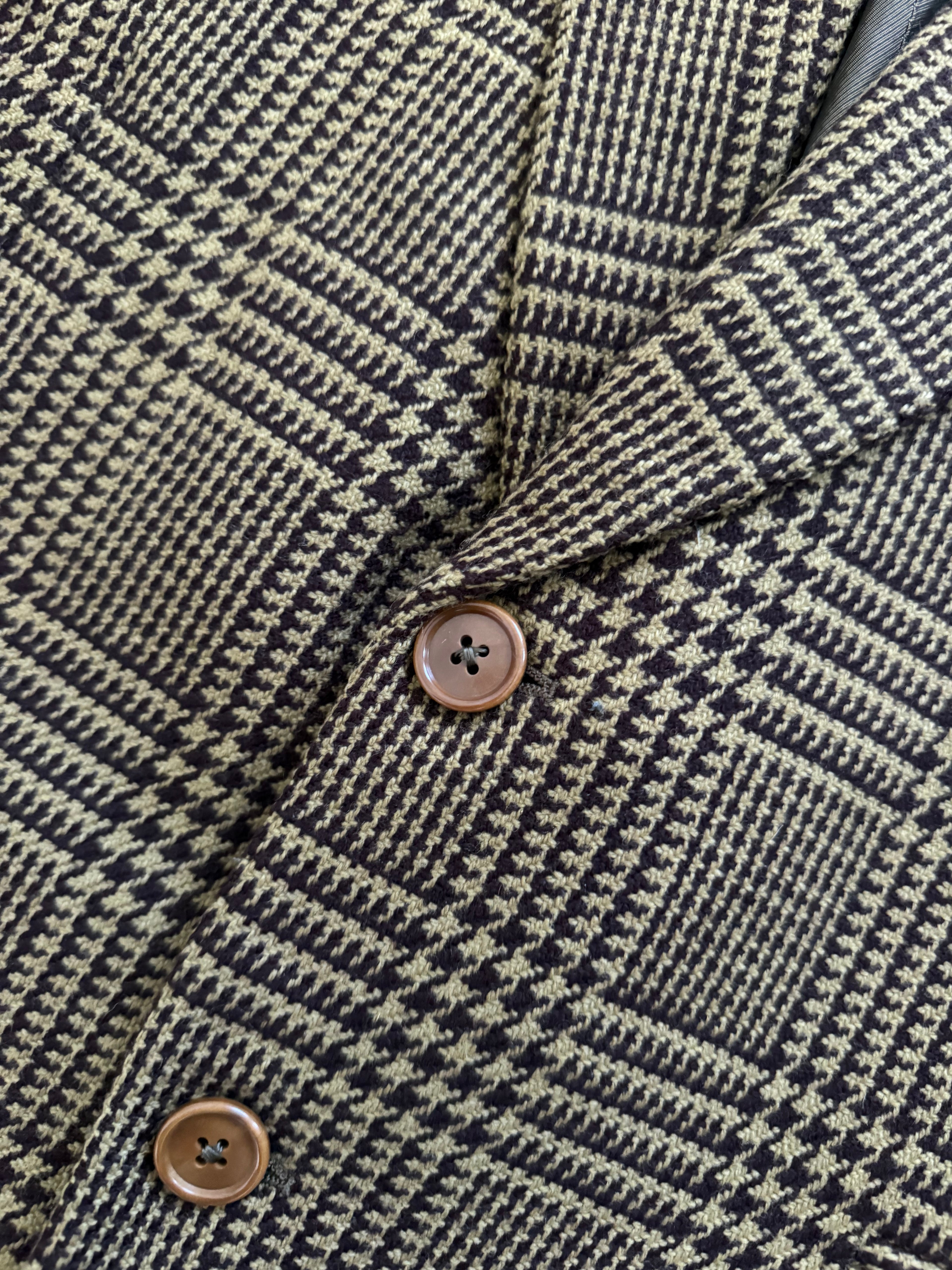 Gianfranco Ferre 1980s 2B Check Wool Sports Jacket Blazer - Size XL