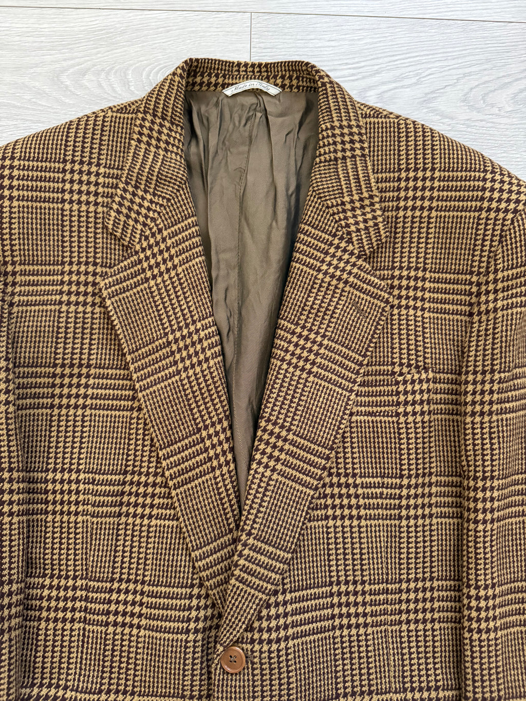 Gianfranco Ferre 1980s 2B Check Wool Sports Jacket Blazer - Size XL