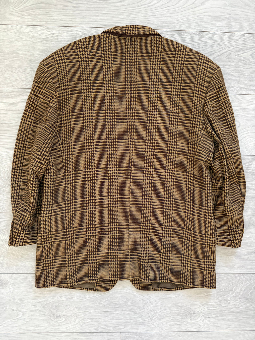 Gianfranco Ferre 1980s 2B Check Wool Sports Jacket Blazer - Size XL