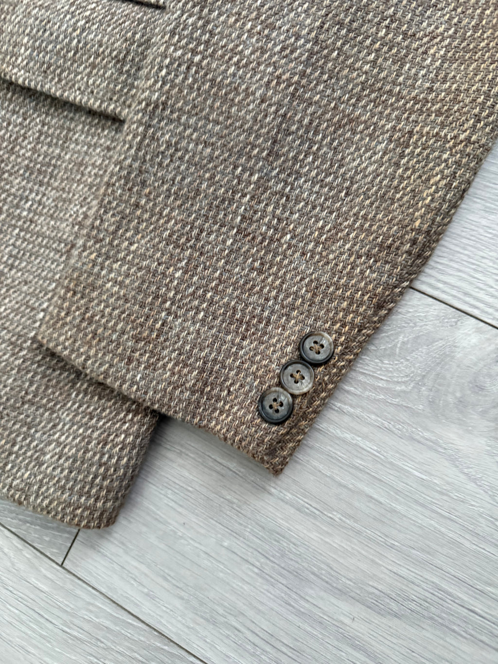 Brooks Brothers 1980s Textured Wool 2B Sports Jacket Blazer - Size S