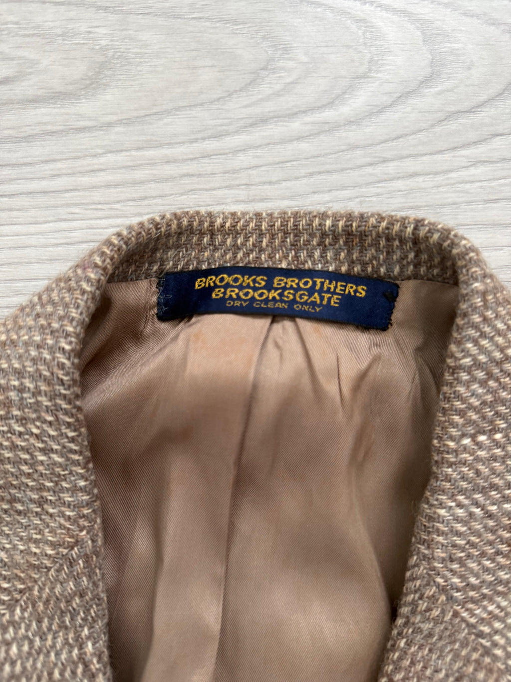 Brooks Brothers 1980s Textured Wool 2B Sports Jacket Blazer - Size S
