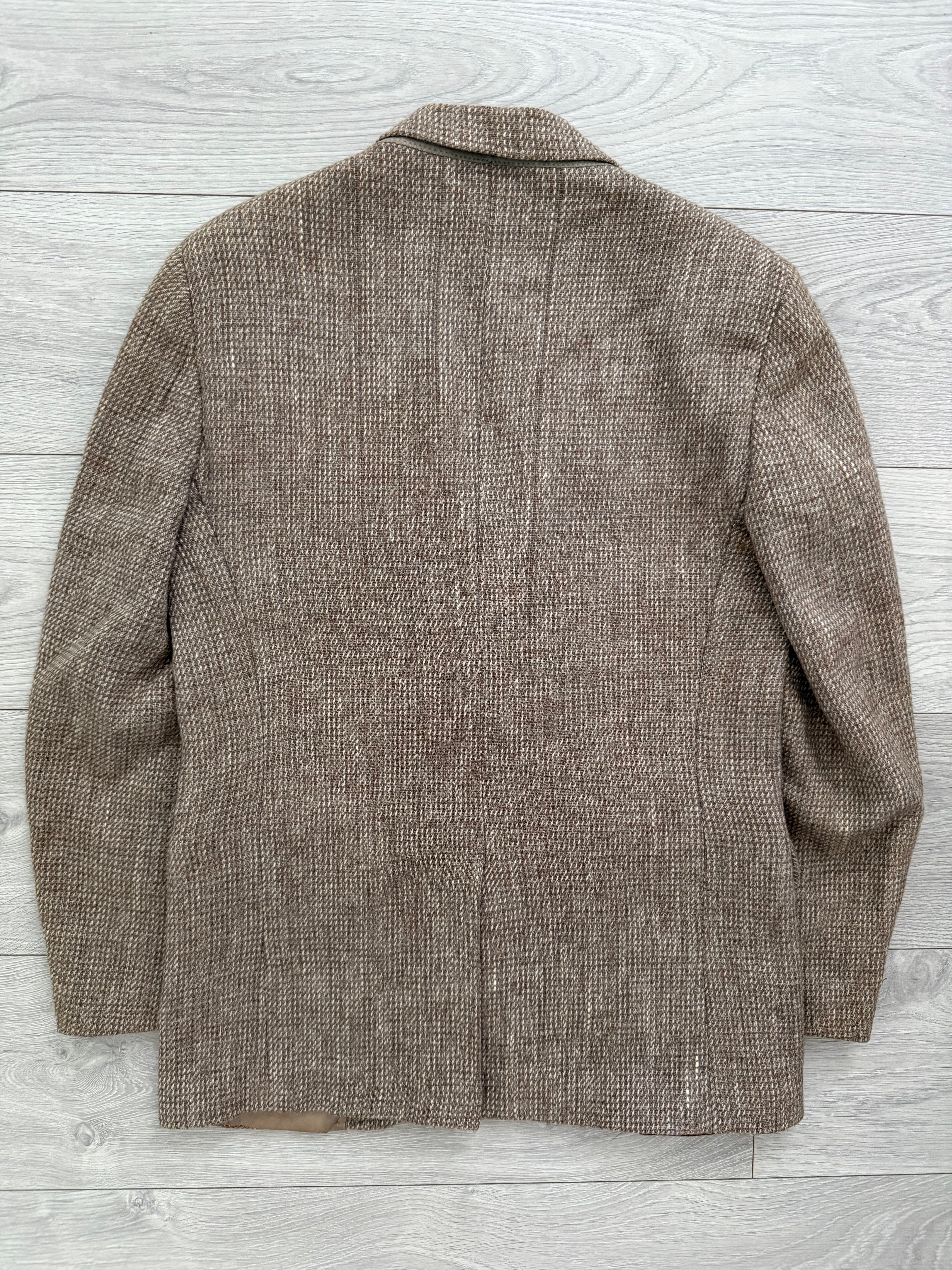 Brooks Brothers 1980s Textured Wool 2B Sports Jacket Blazer - Size S