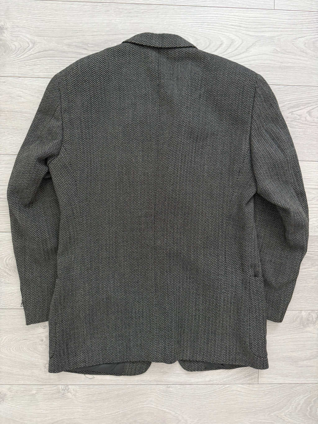 Giorgio Armani 1980s 3B Textured Wool Sports Jacket Blazer - Size L