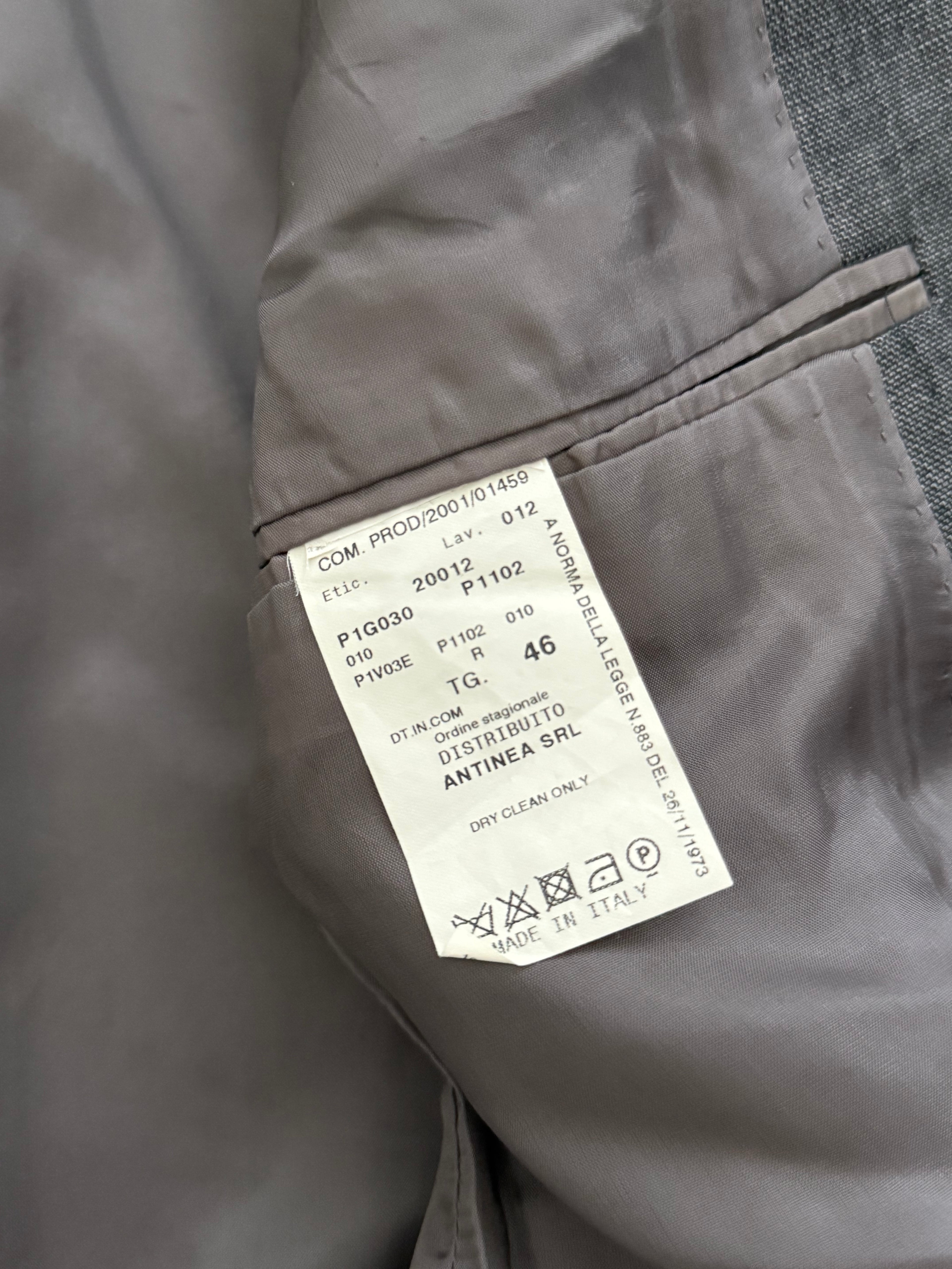 Emporio Armani AW2001 3B Grey Wool Suit - Size S Jacket / 30" Waist