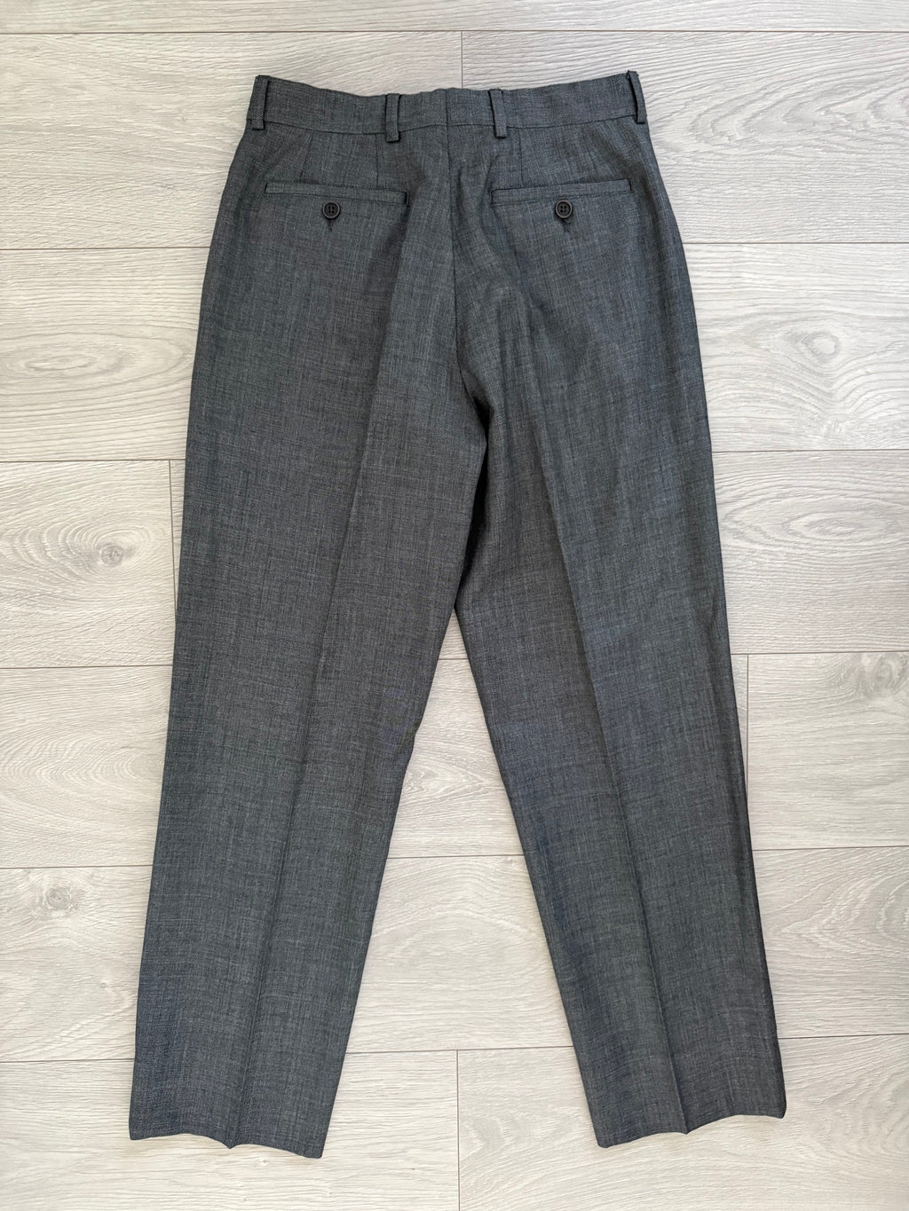 Emporio Armani AW2001 3B Grey Wool Suit - Size S Jacket / 30" Waist