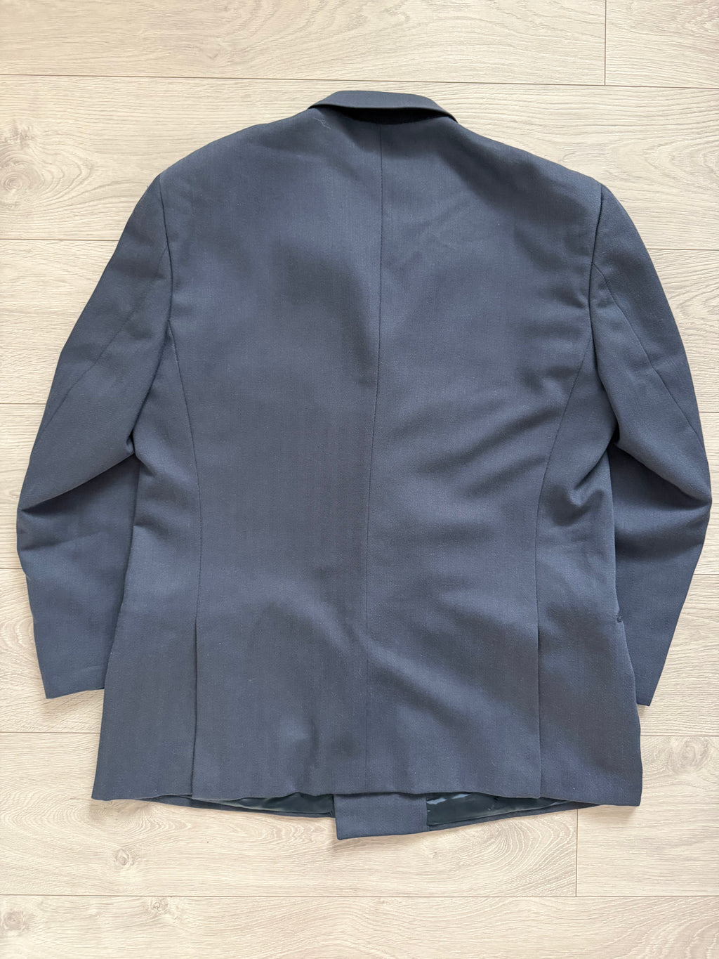 Louis Feraud Armani 1980s Peaked Lapel Double Breasted Wool Sport Jacket Blazer - Size XXL