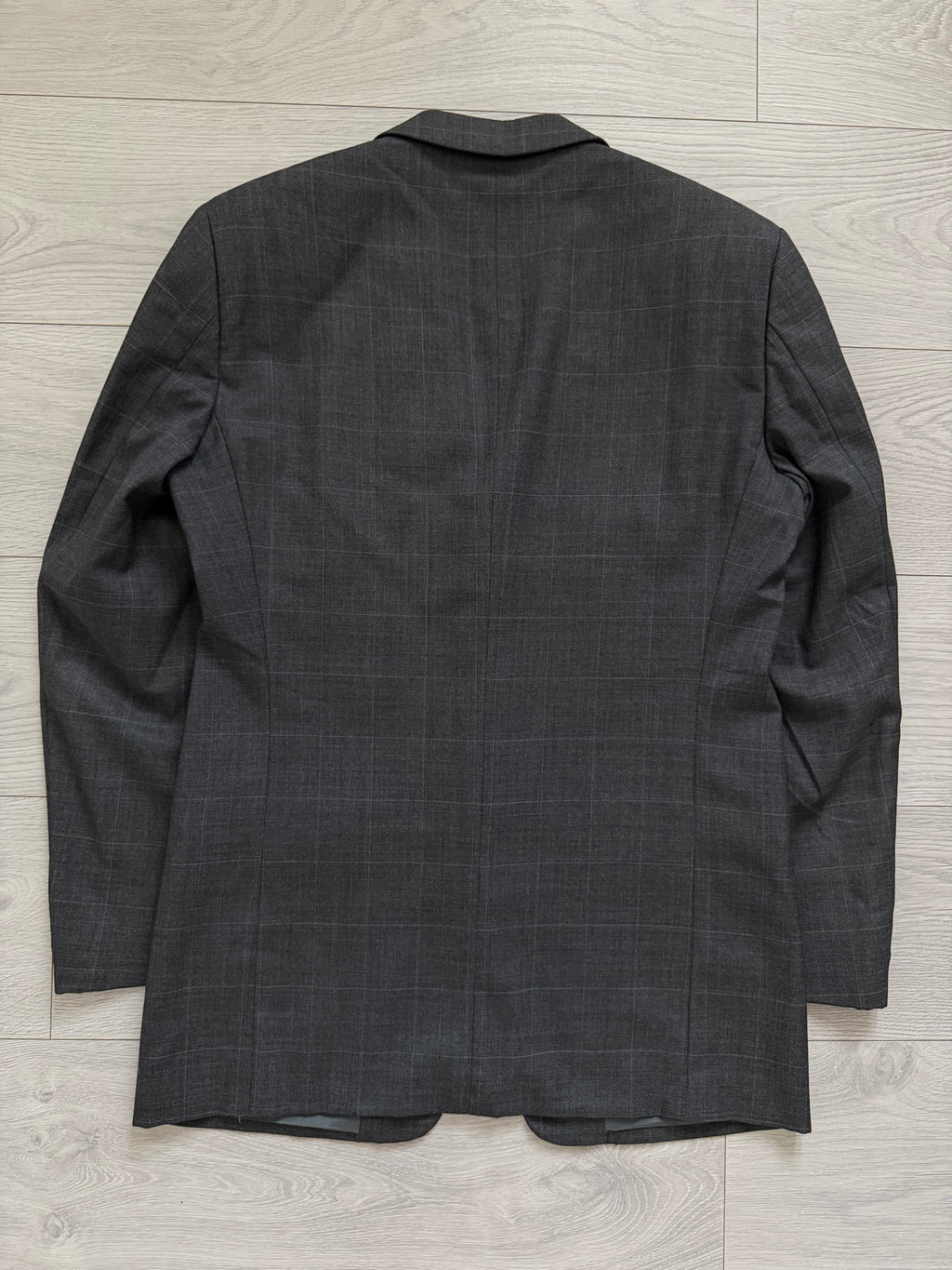 Armani 1990s 3B Wool Check Sport Jacket Blazer - Size M