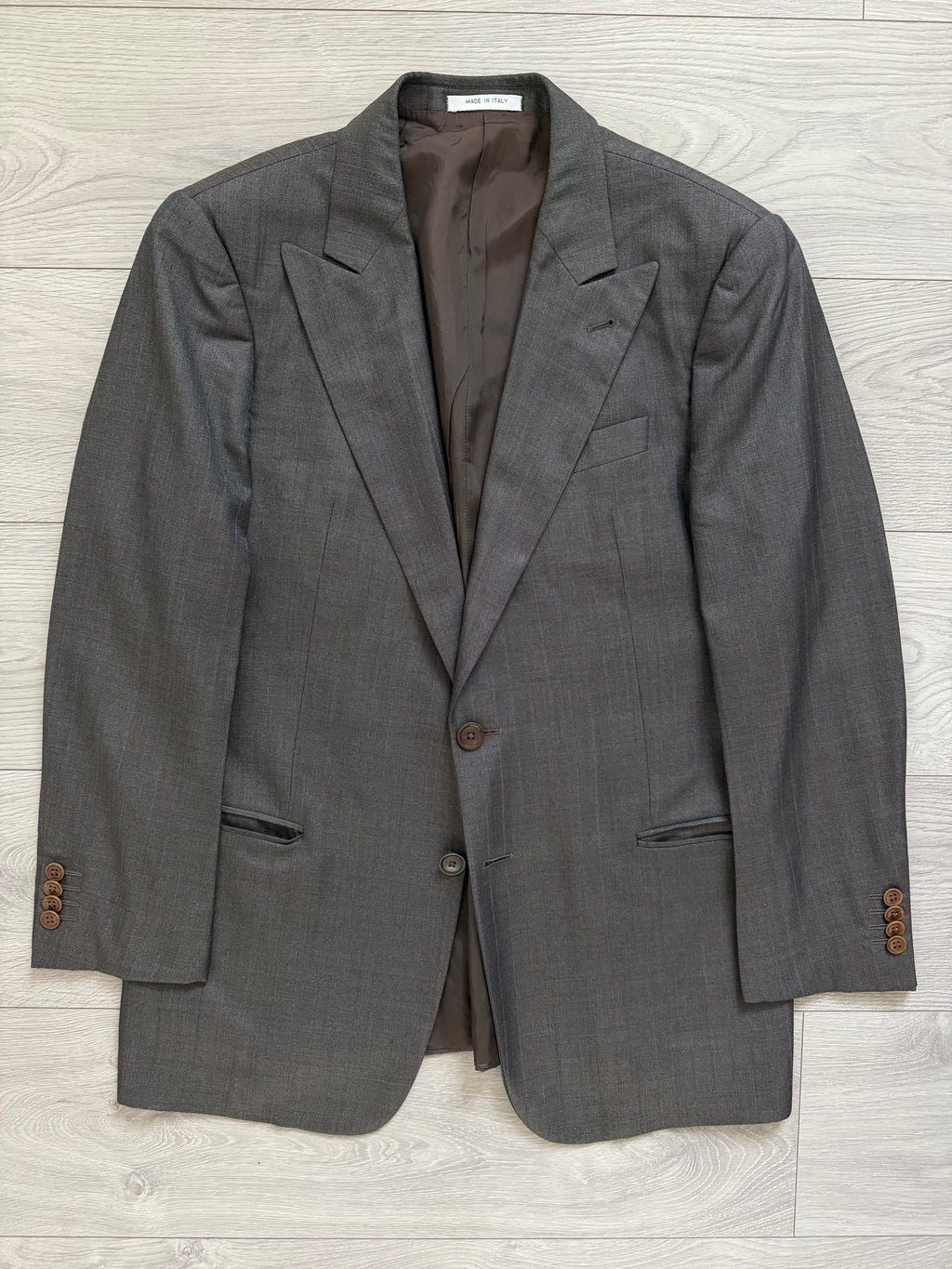 Armani 2000s 2B Peaked Lapel Wool Silk Sport Jacket Blazer - Size S