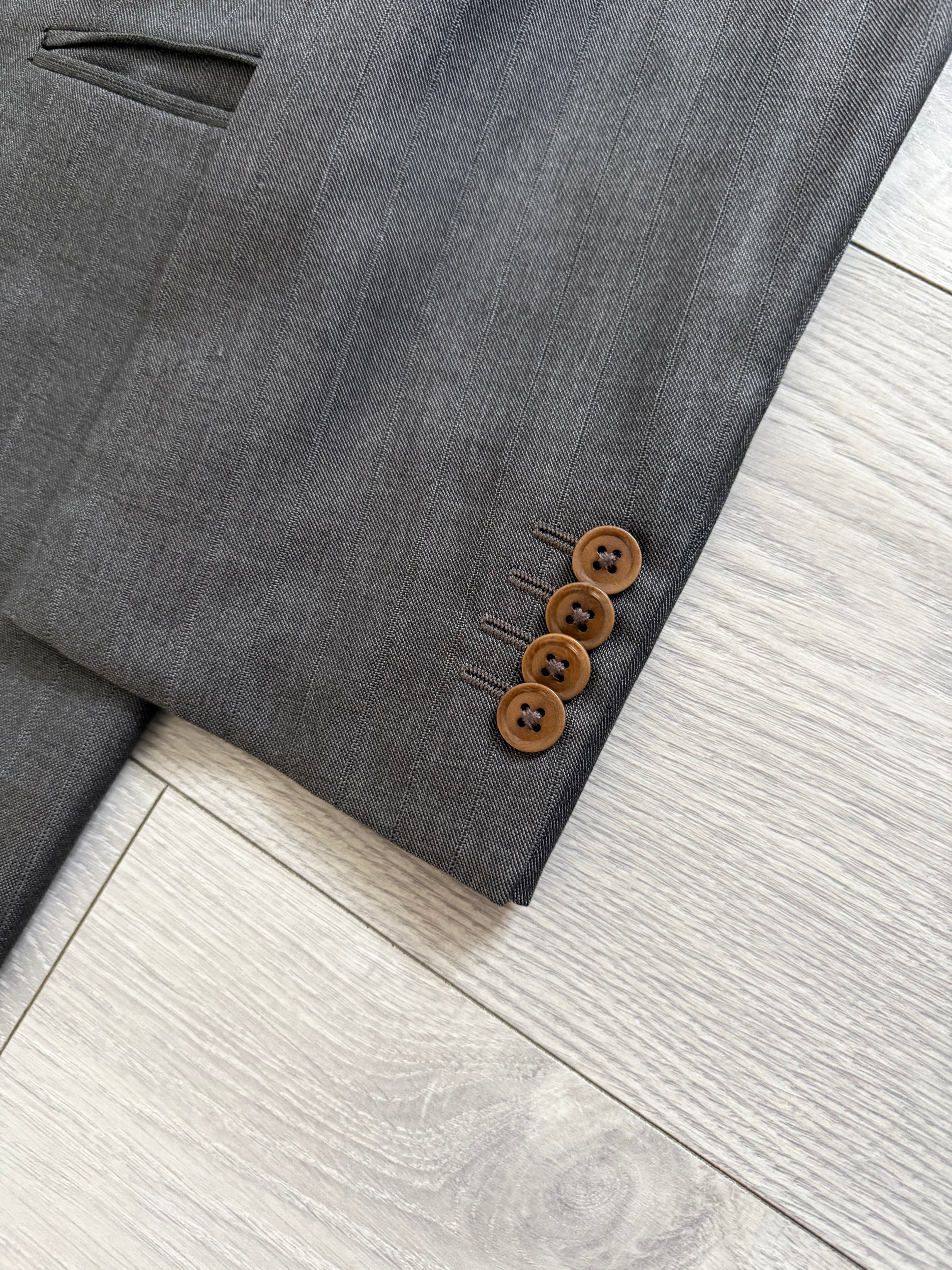 Armani 2000s 2B Peaked Lapel Wool Silk Sport Jacket Blazer - Size S