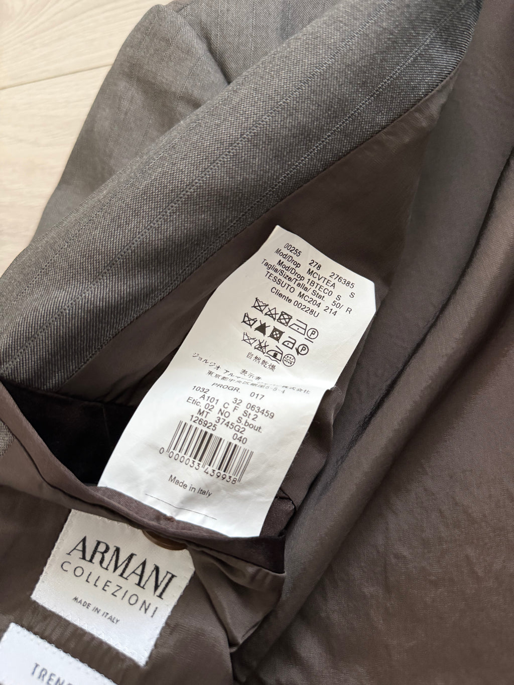 Armani 2000s 2B Peaked Lapel Wool Silk Sport Jacket Blazer - Size S
