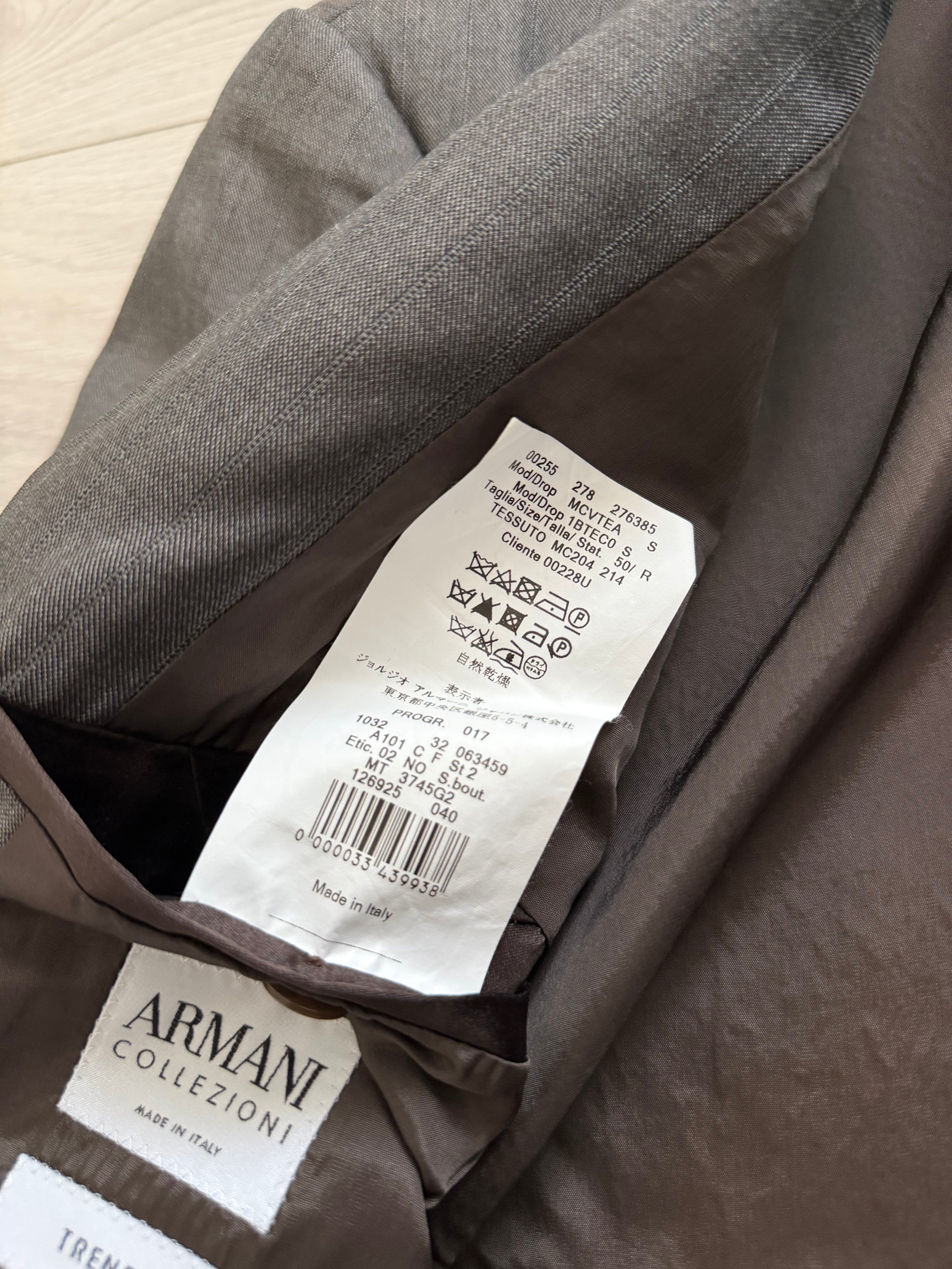 Armani 2000s 2B Peaked Lapel Wool Silk Sport Jacket Blazer - Size S