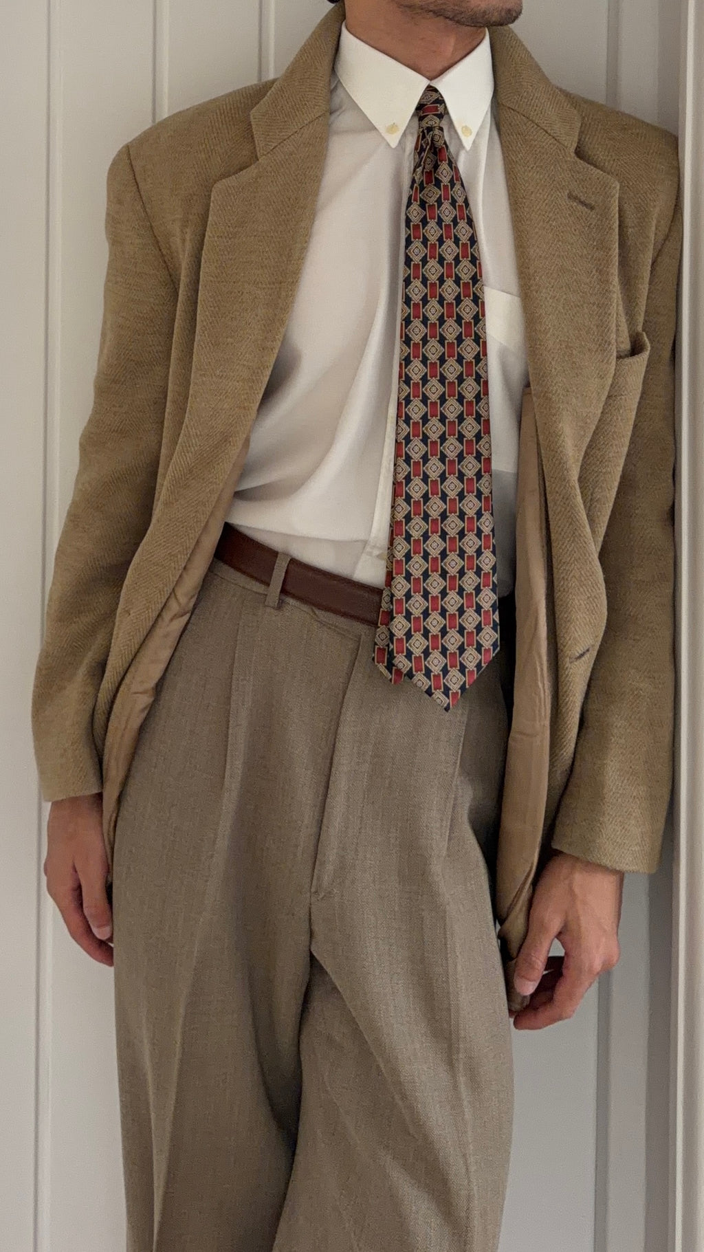 Emporio Armani 1994 2B Soft Wool Blend Sport Jacket Blazer - Size L